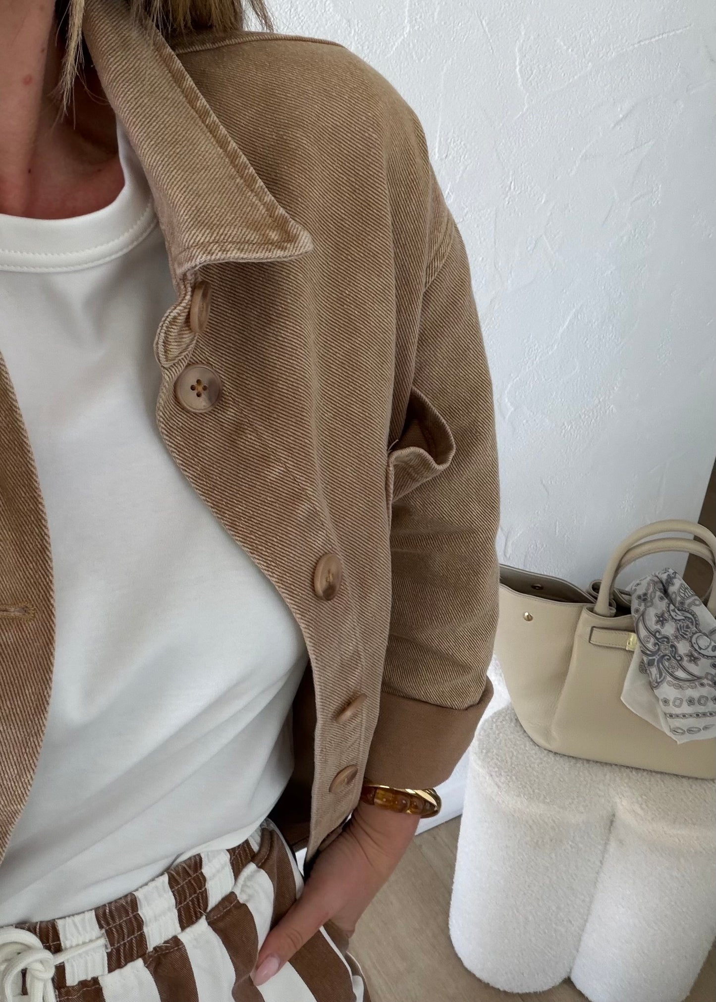 Veste FAUSTINE Camel