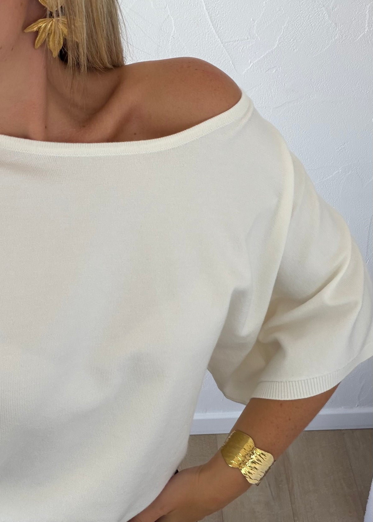 Top Yaelys écru