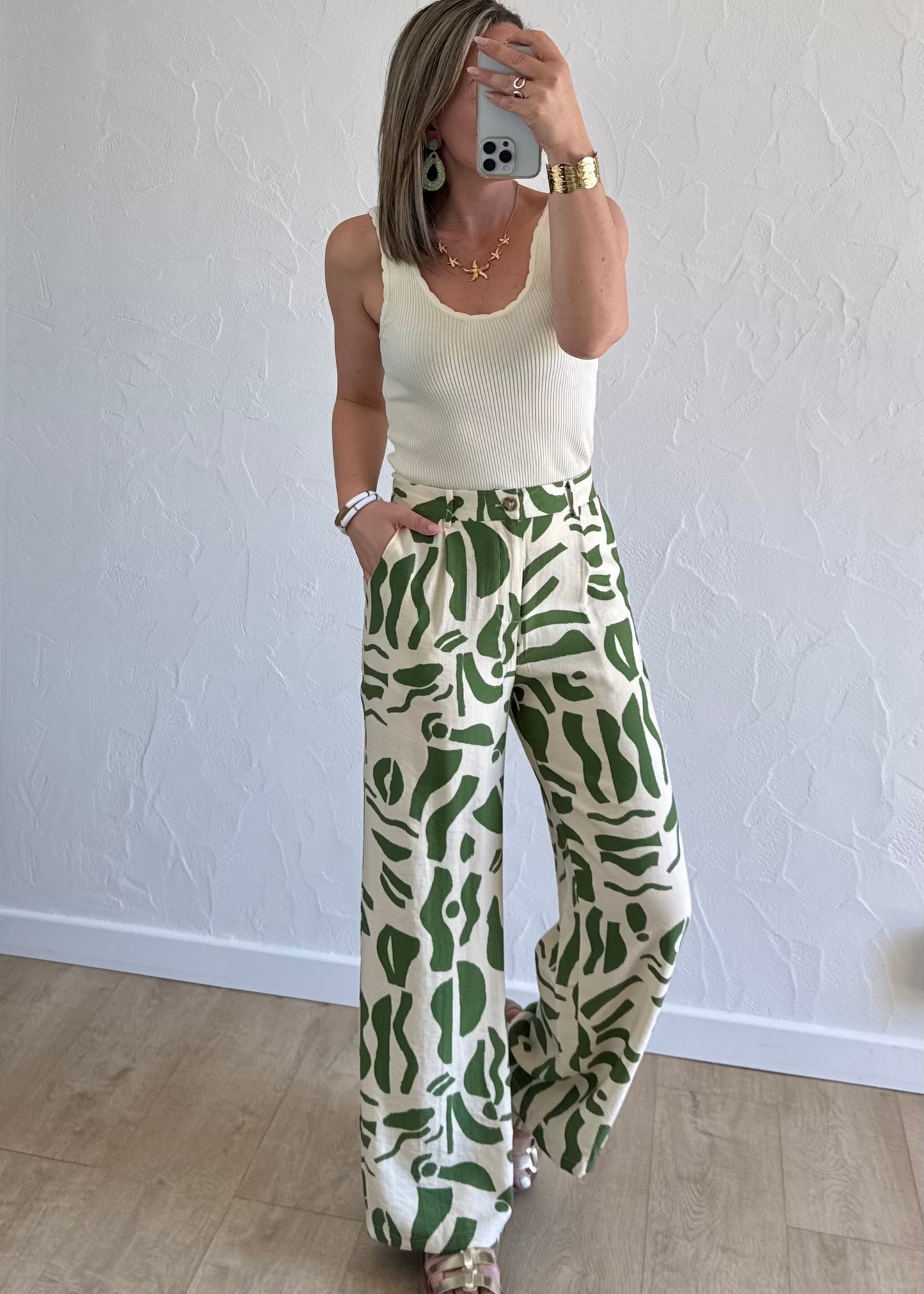 Pantalon Louison Vert