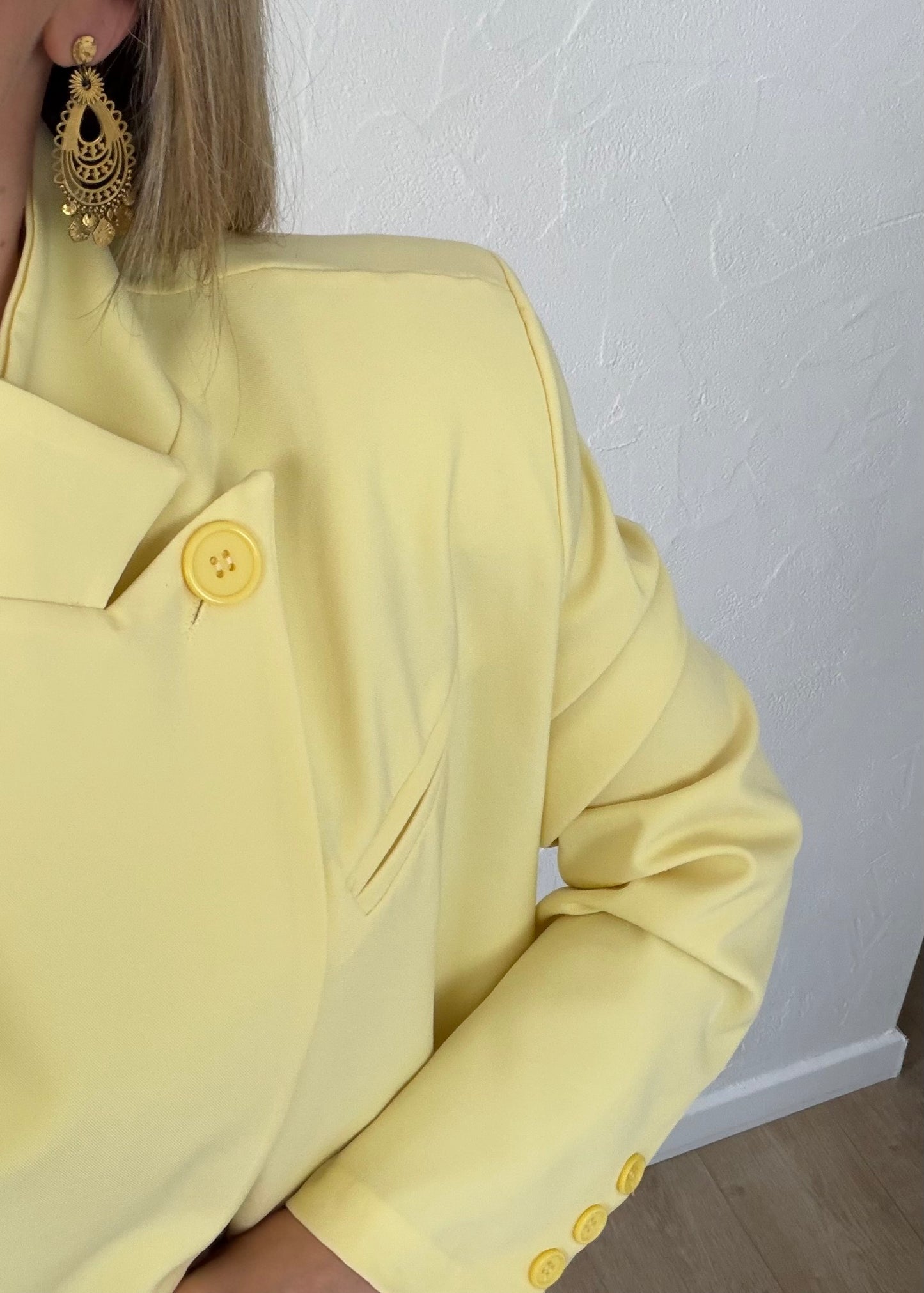 Blazer EULALIE Jaune