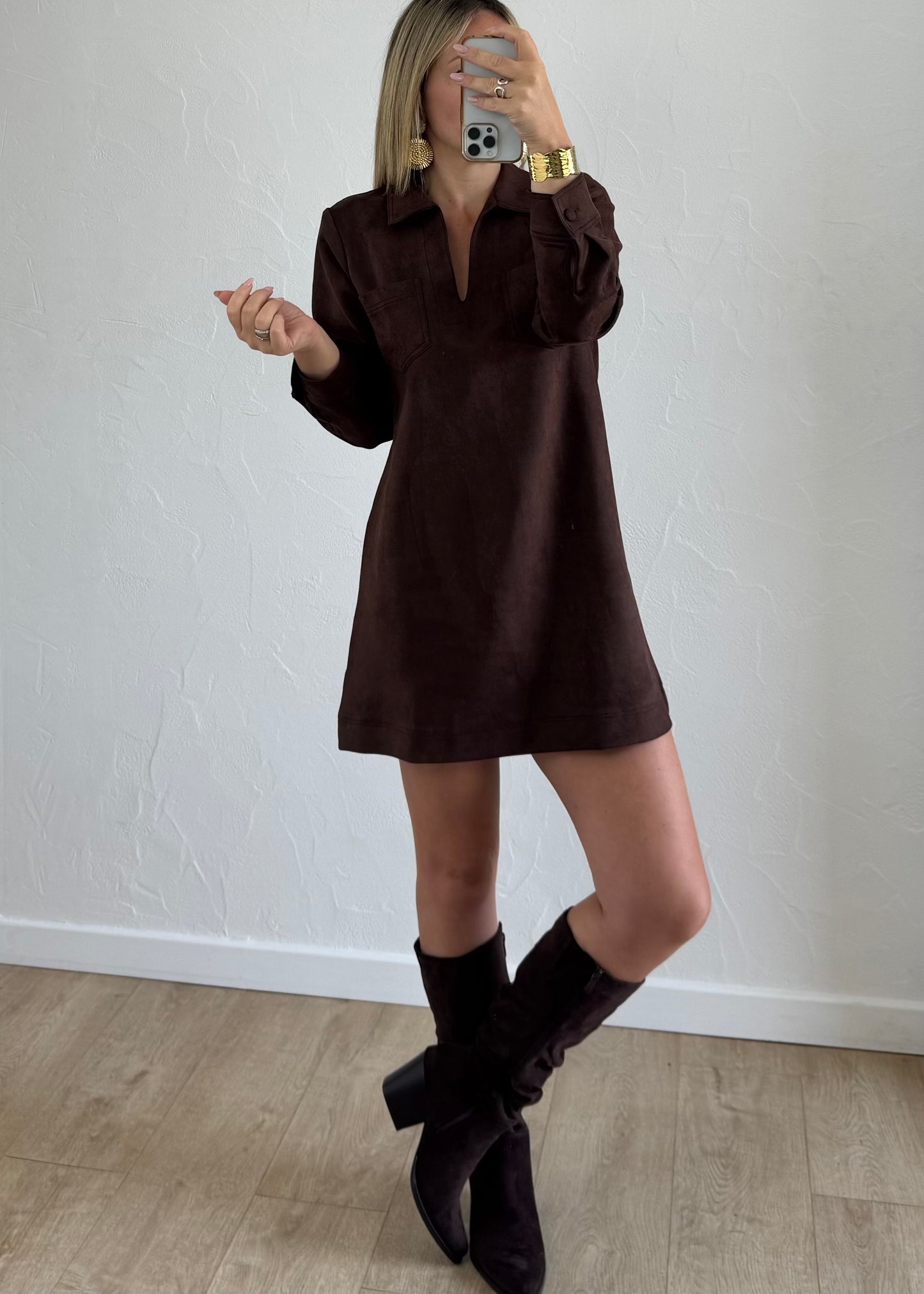 Robe KIARA Marron