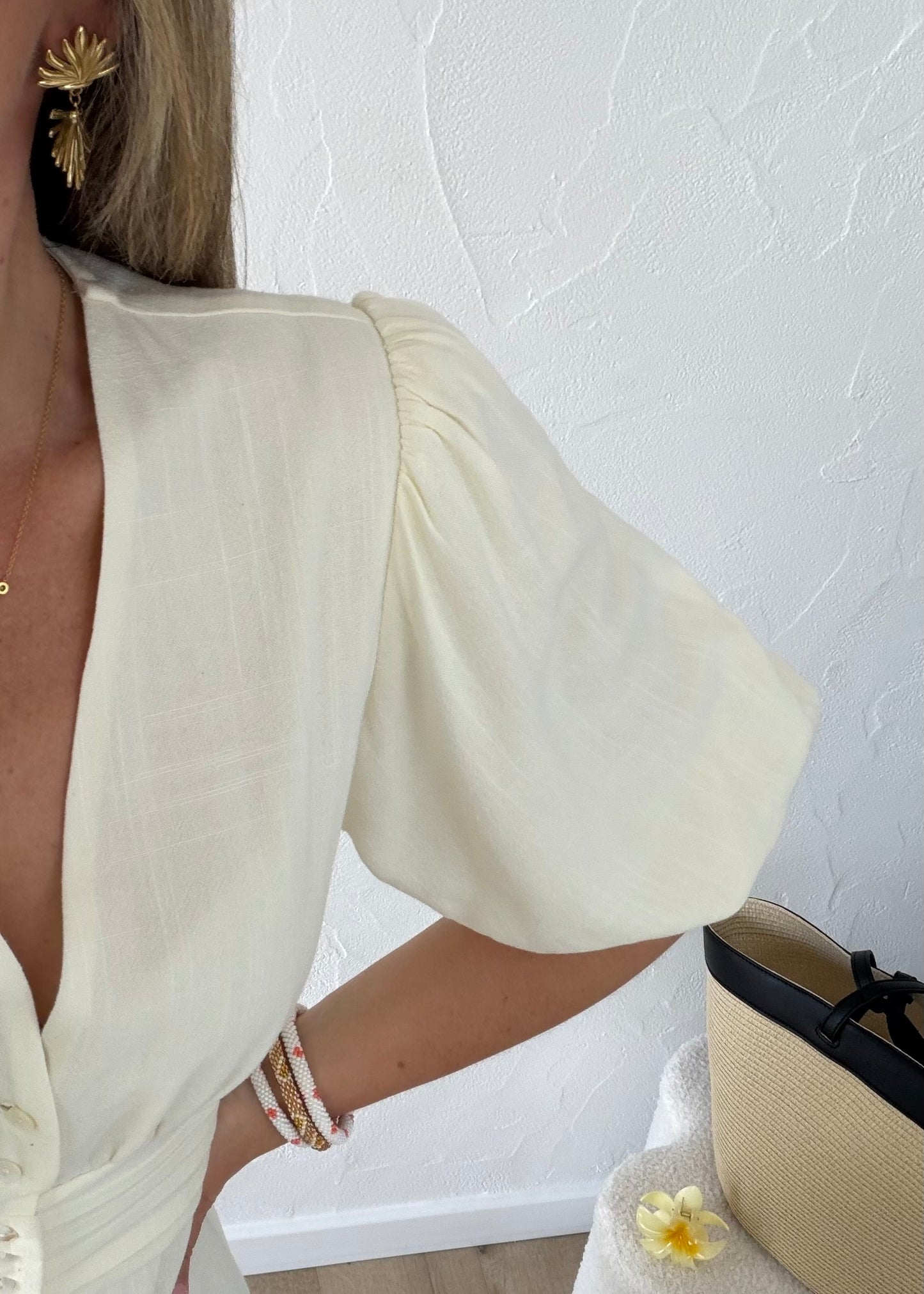 Robe FLAVIA Ecru