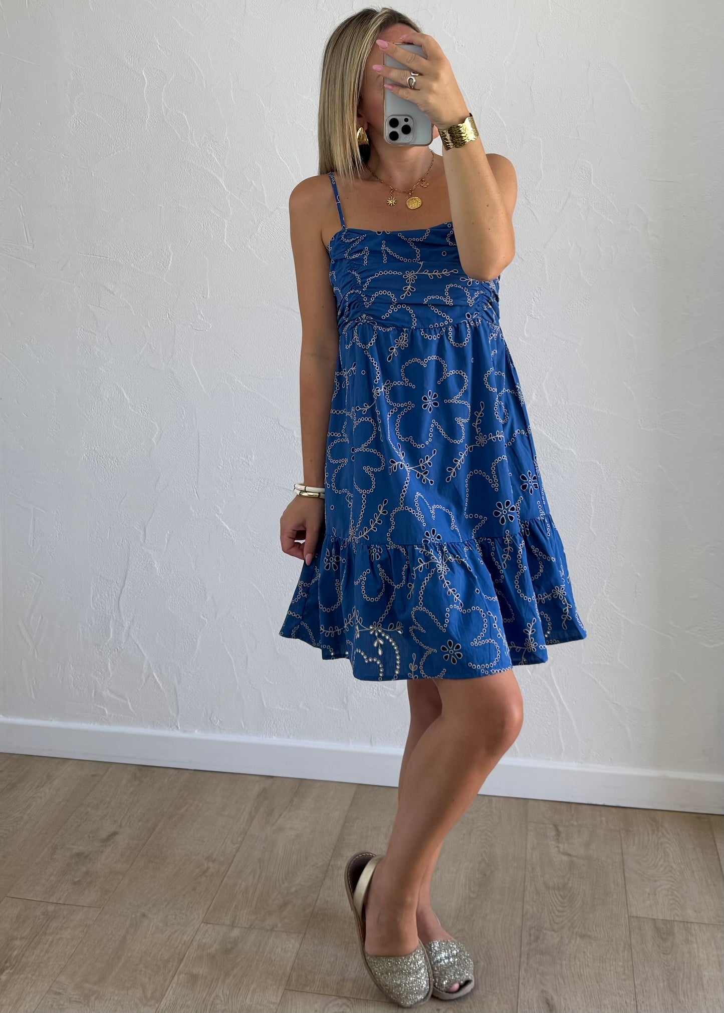 Robe POLKA Bleu