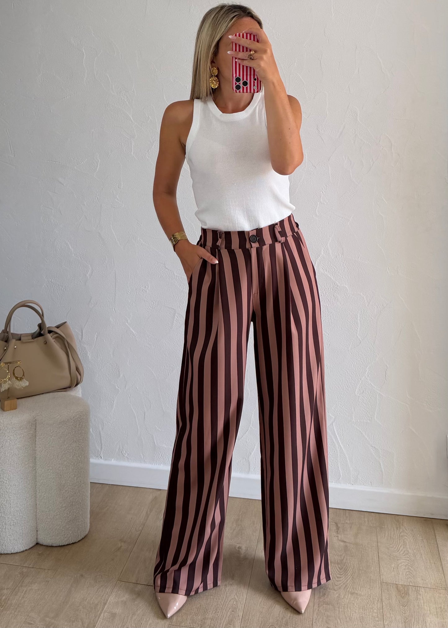 Pantalon ORIANE Camel