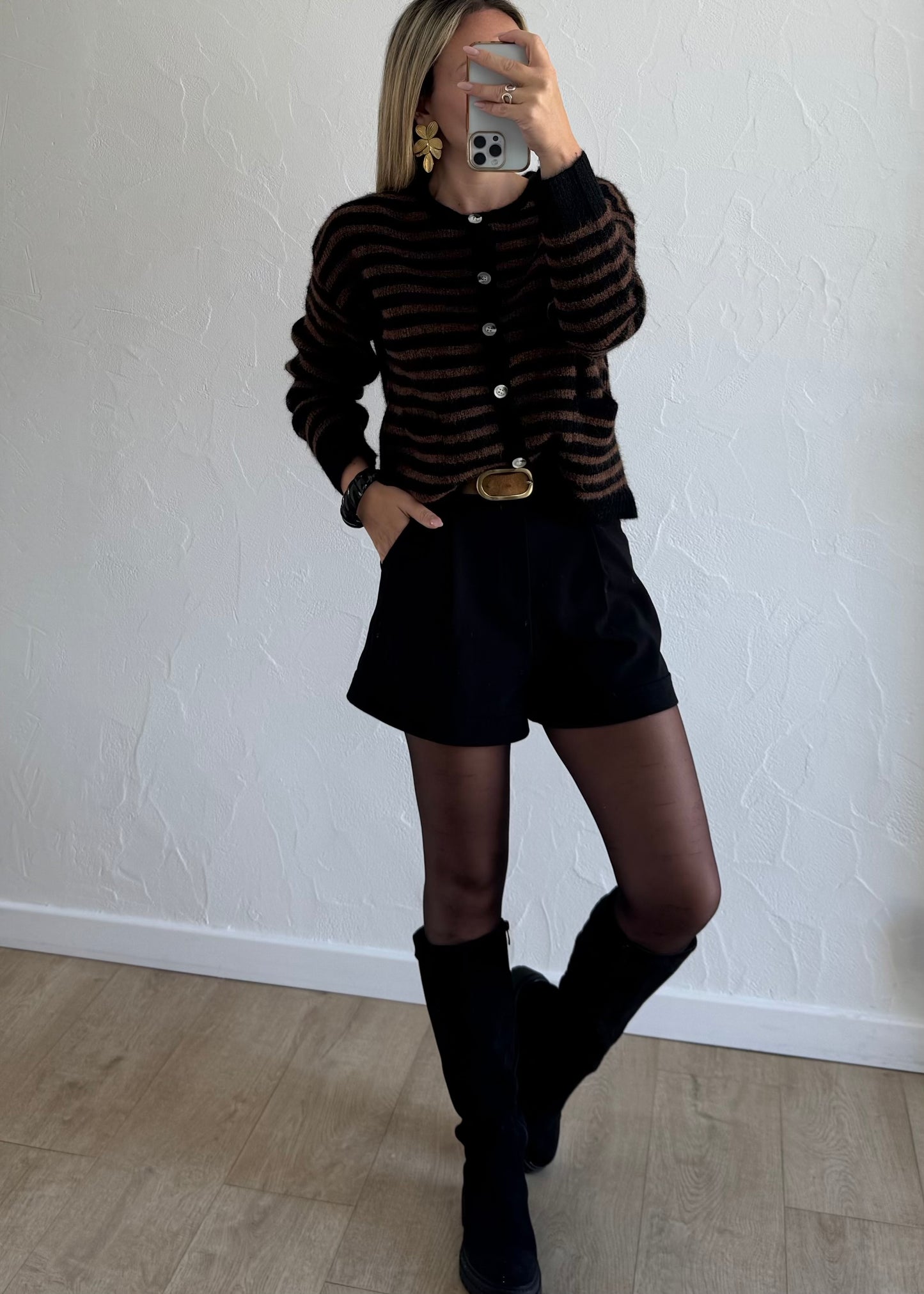 Gilet KAEL Marron