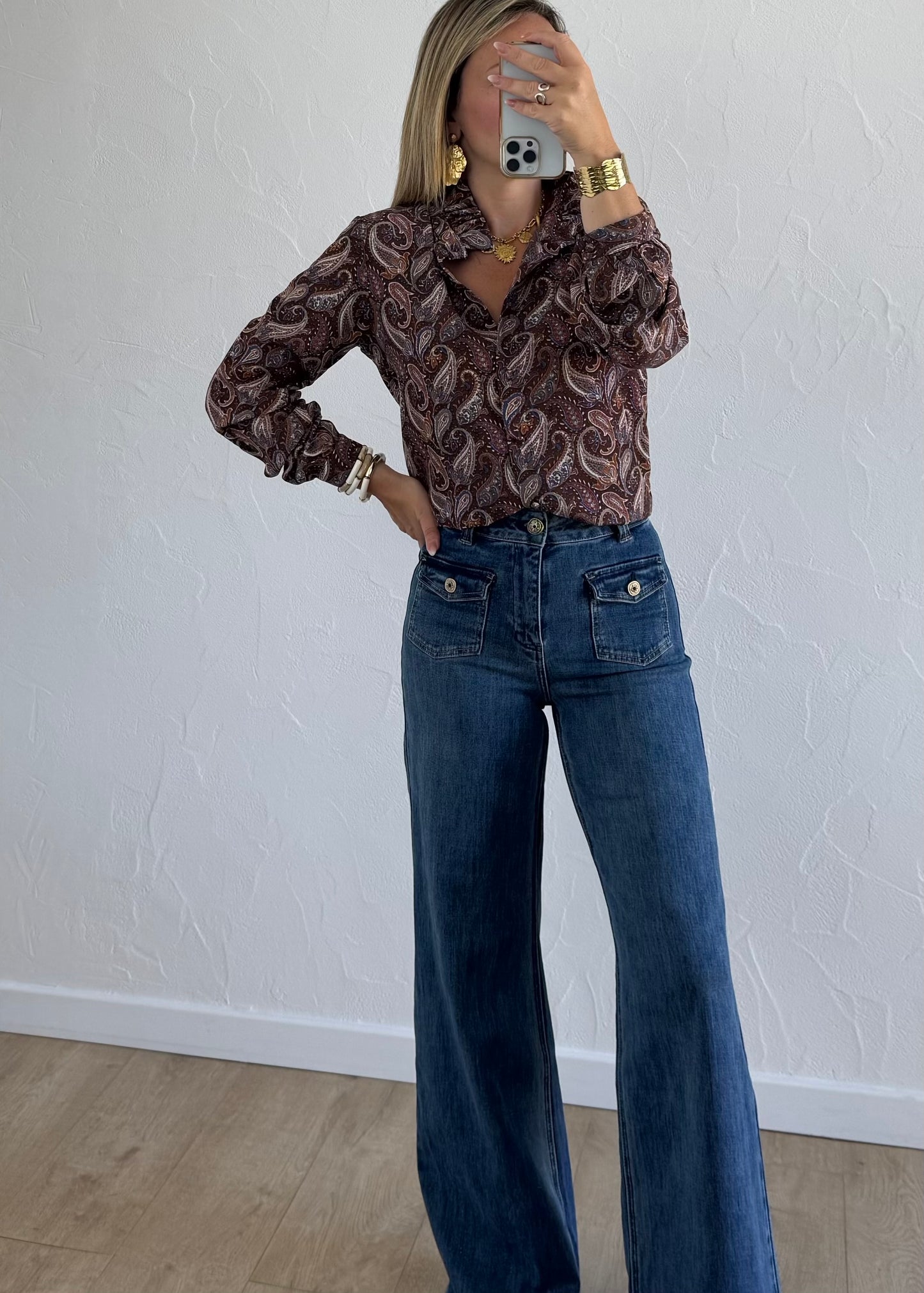 Chemisier LILO Marron