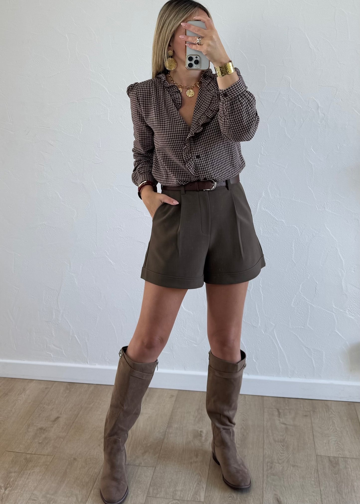 Chemisier ASIA Marron