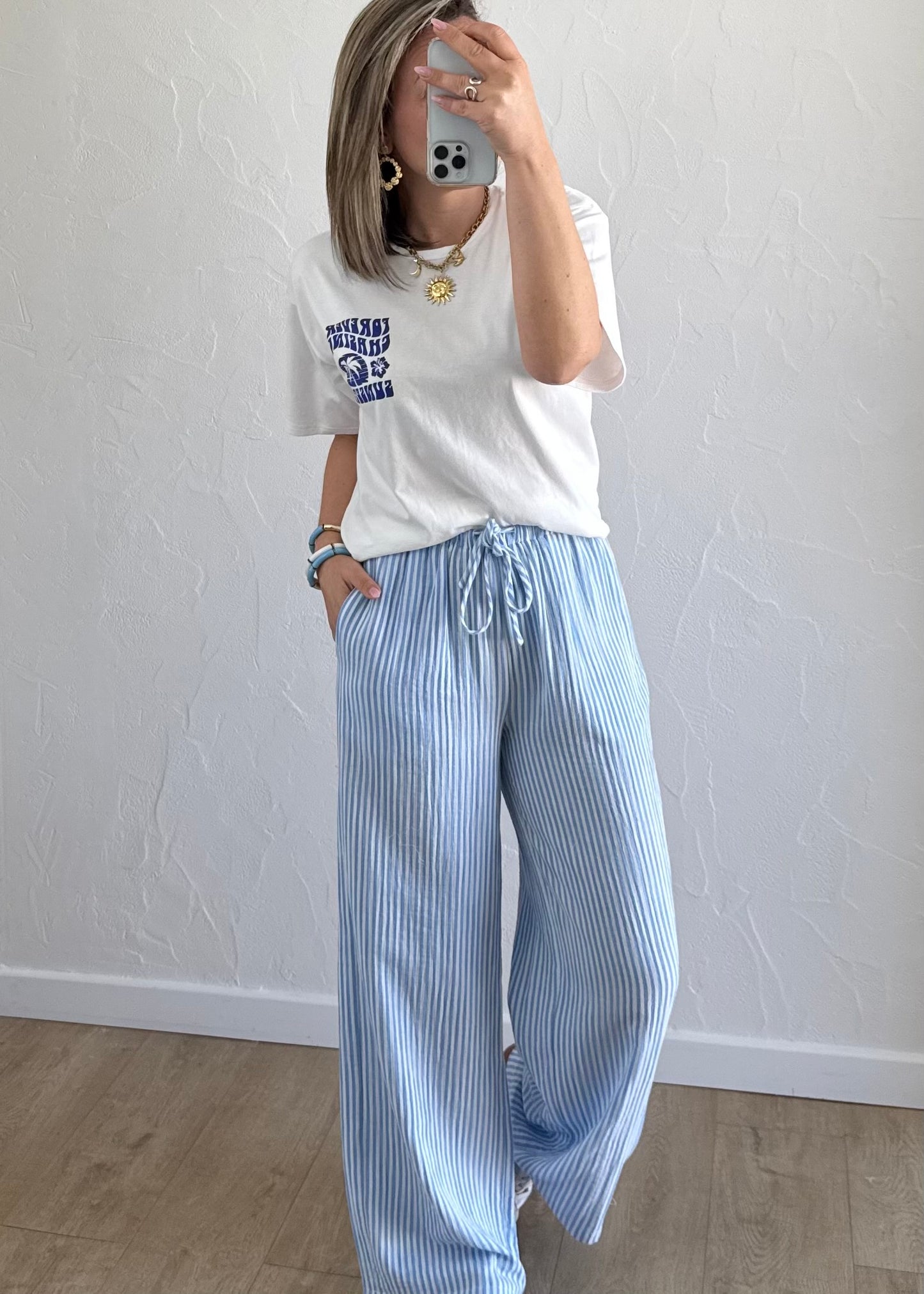 Pantalon Zoe Bleu