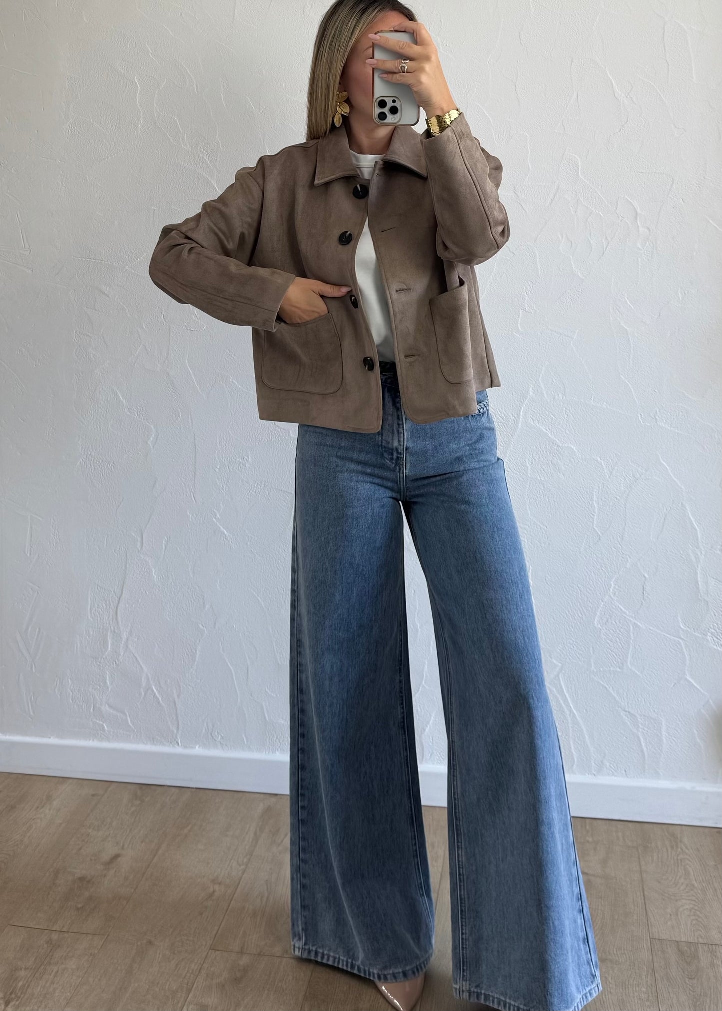 Veste TINA Taupe