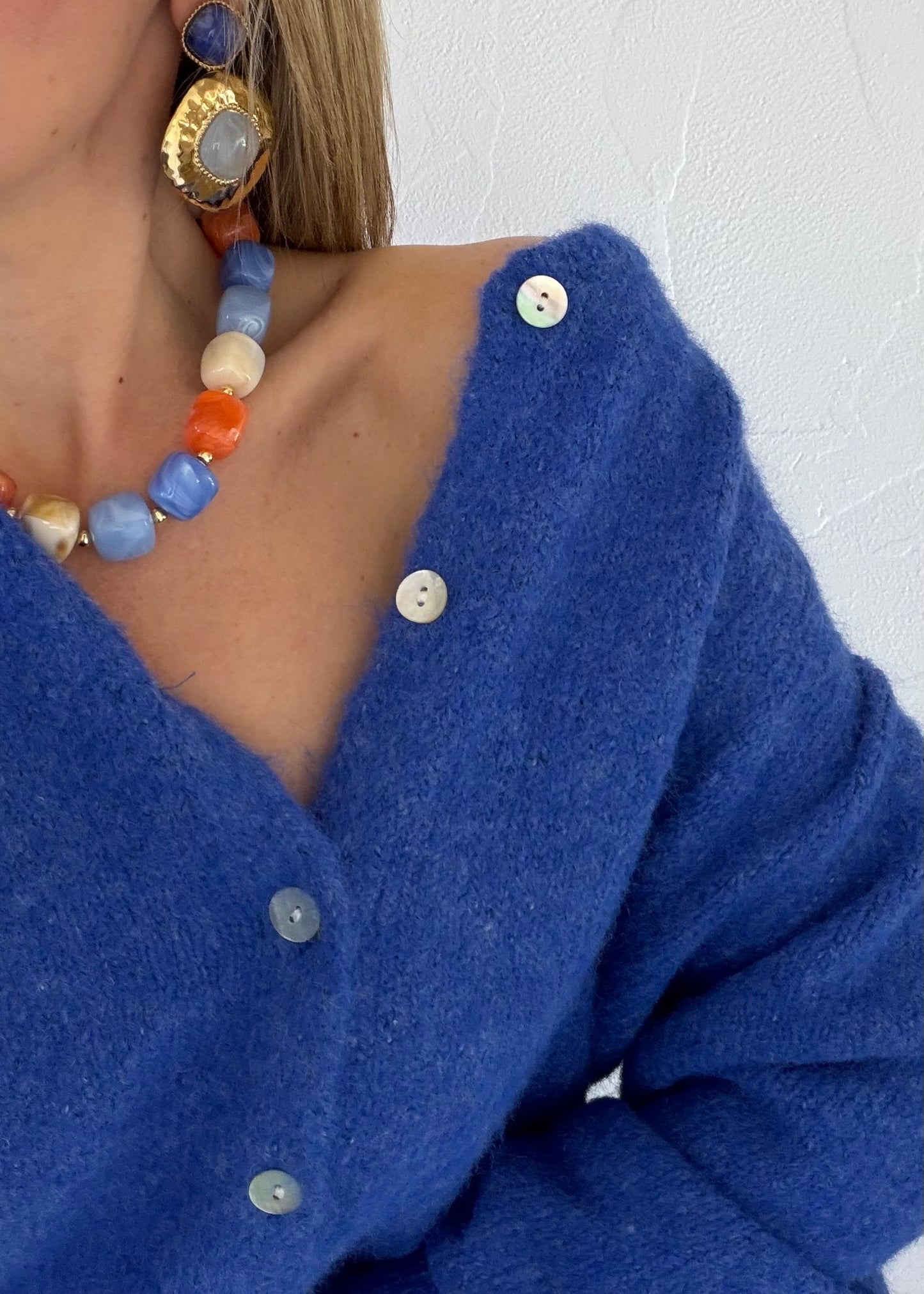 Gilet MARINA Bleu Électrique