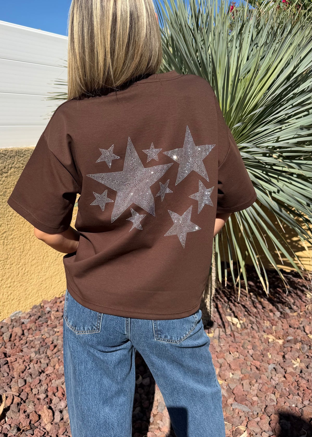 Tee-shirt Stars marron