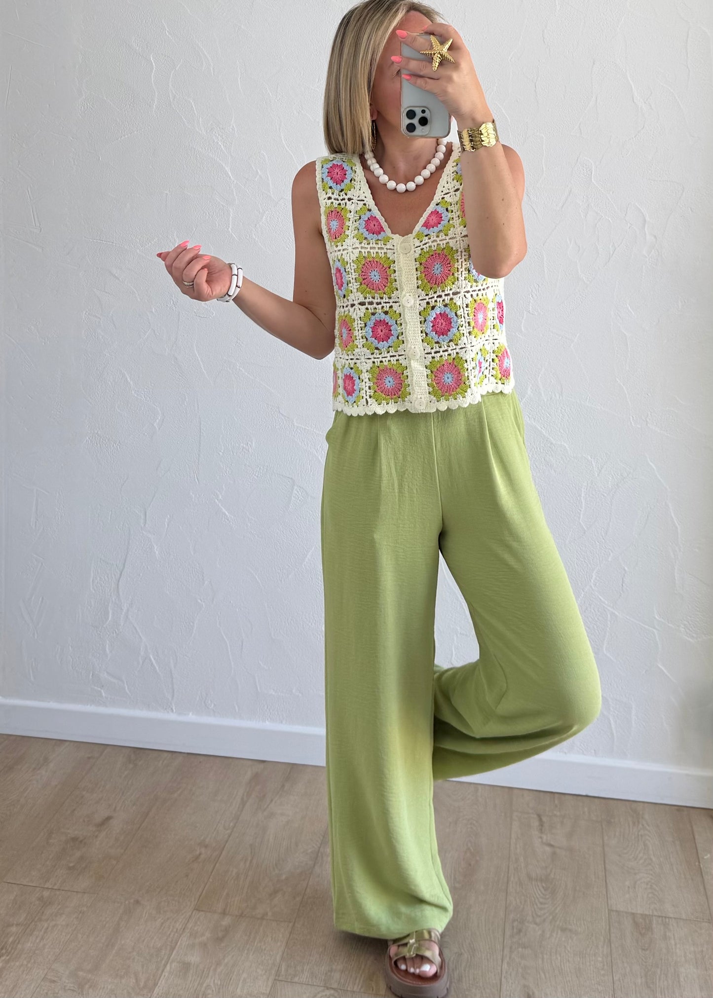 Pantalon Paula Vert