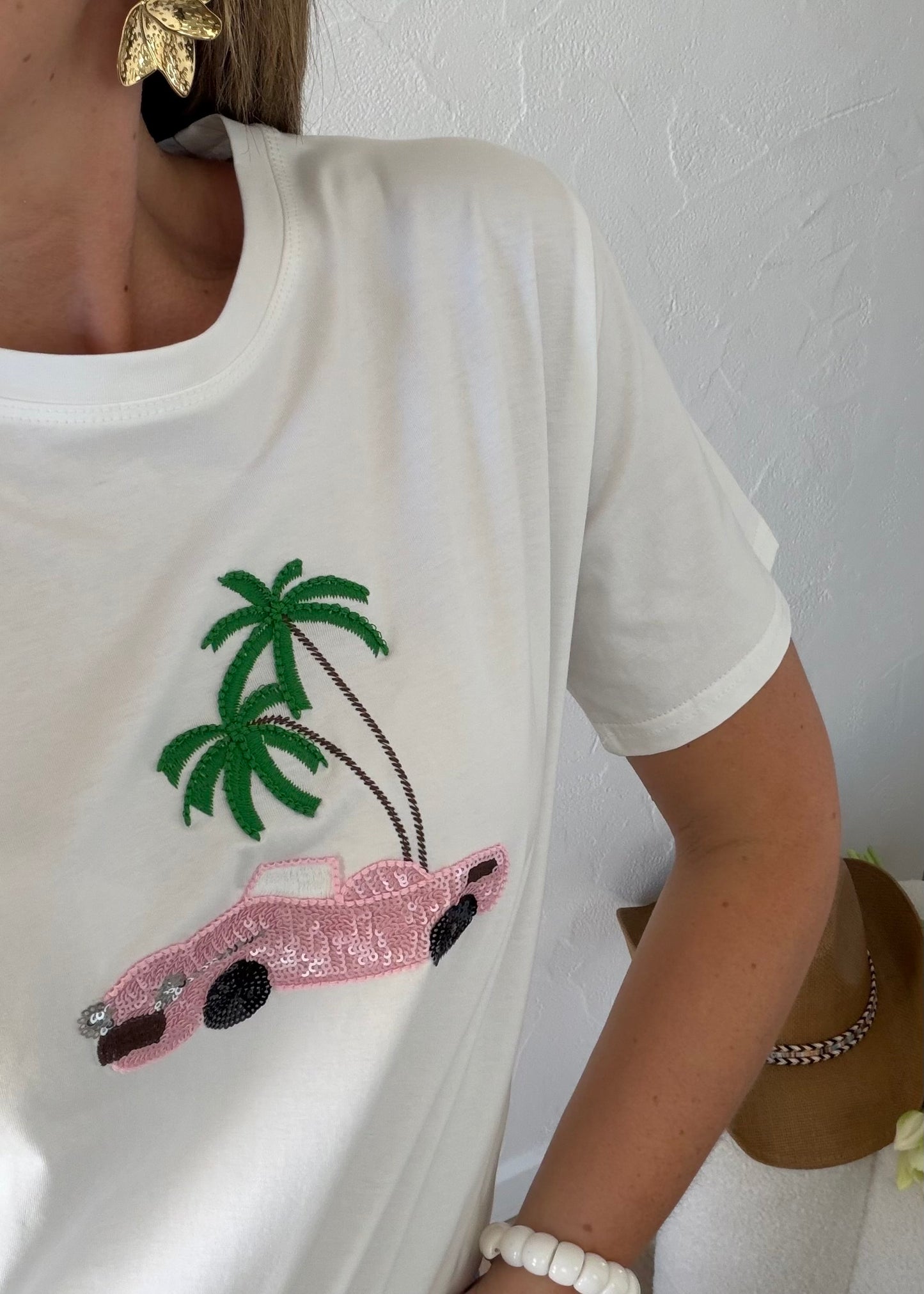 Tee-shirt « PLAGE » Blanc