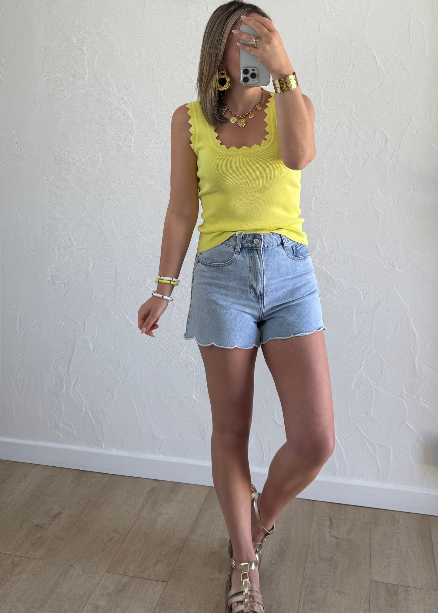 Débardeur Maureen Jaune