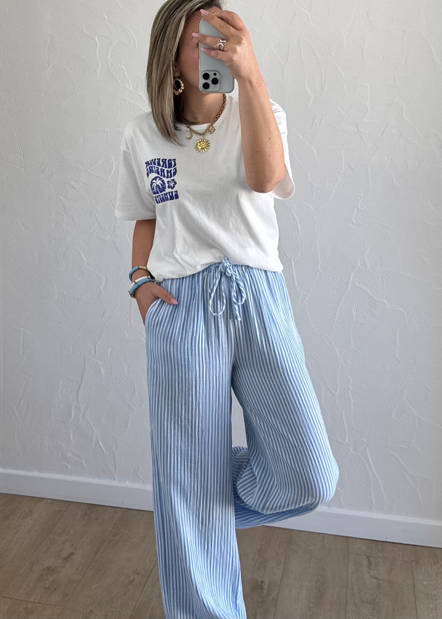 Pantalon Zoe Bleu