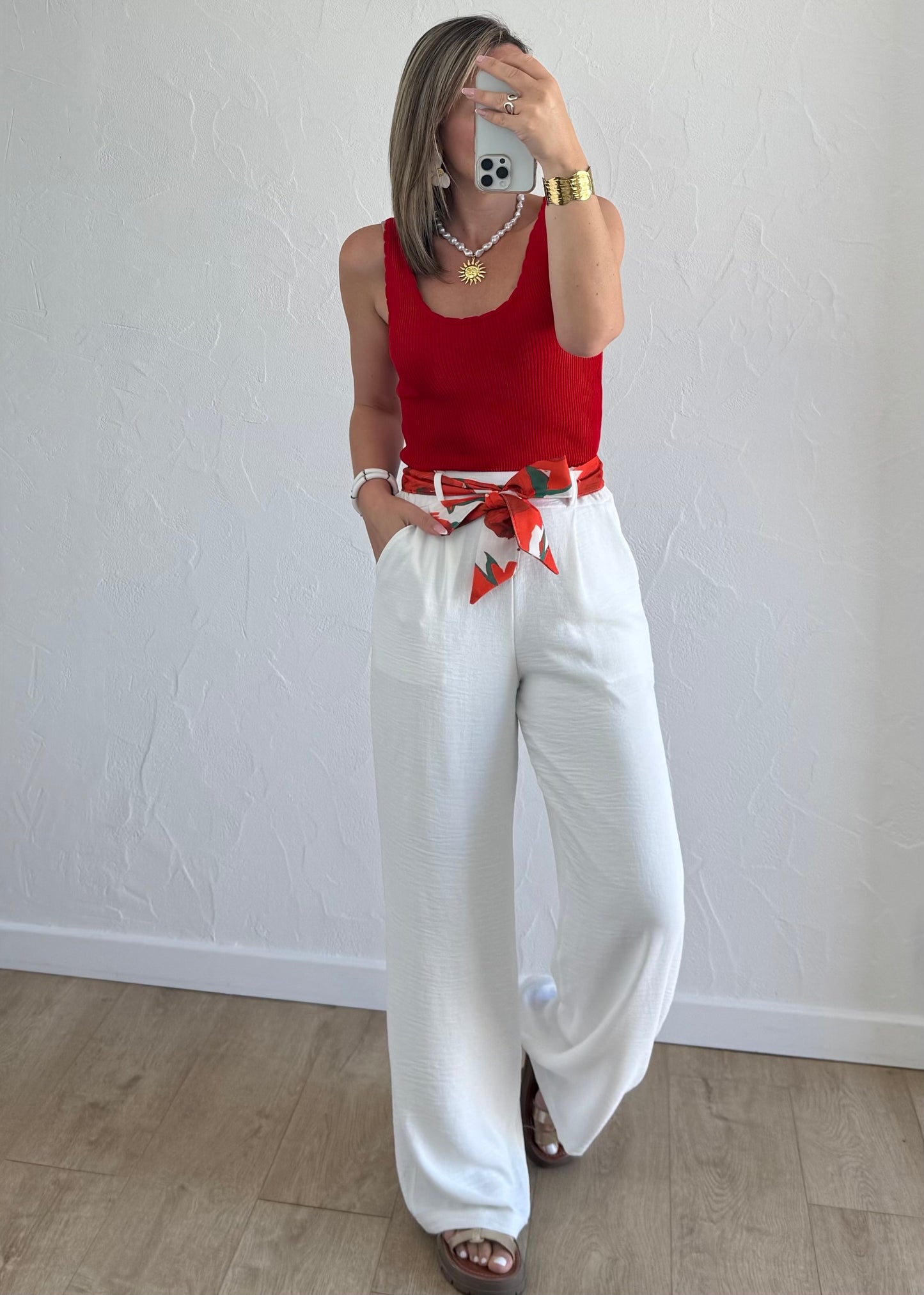 Pantalon Paula Blanc