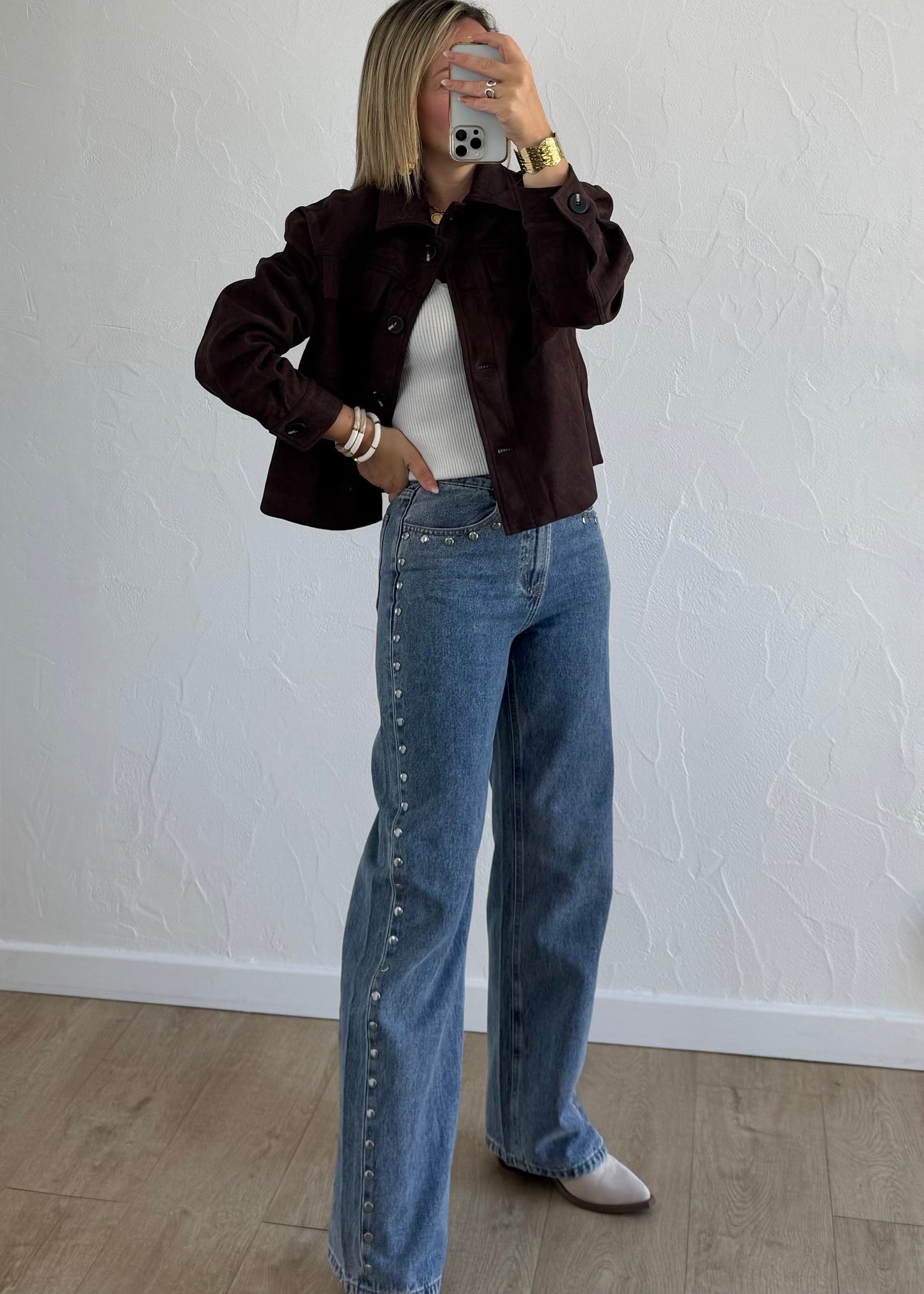 Veste TINA Marron