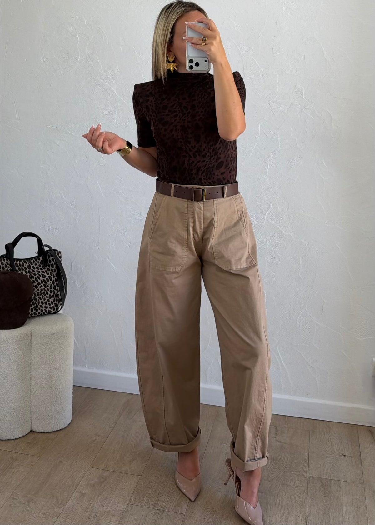 Pantalon Andrei camel