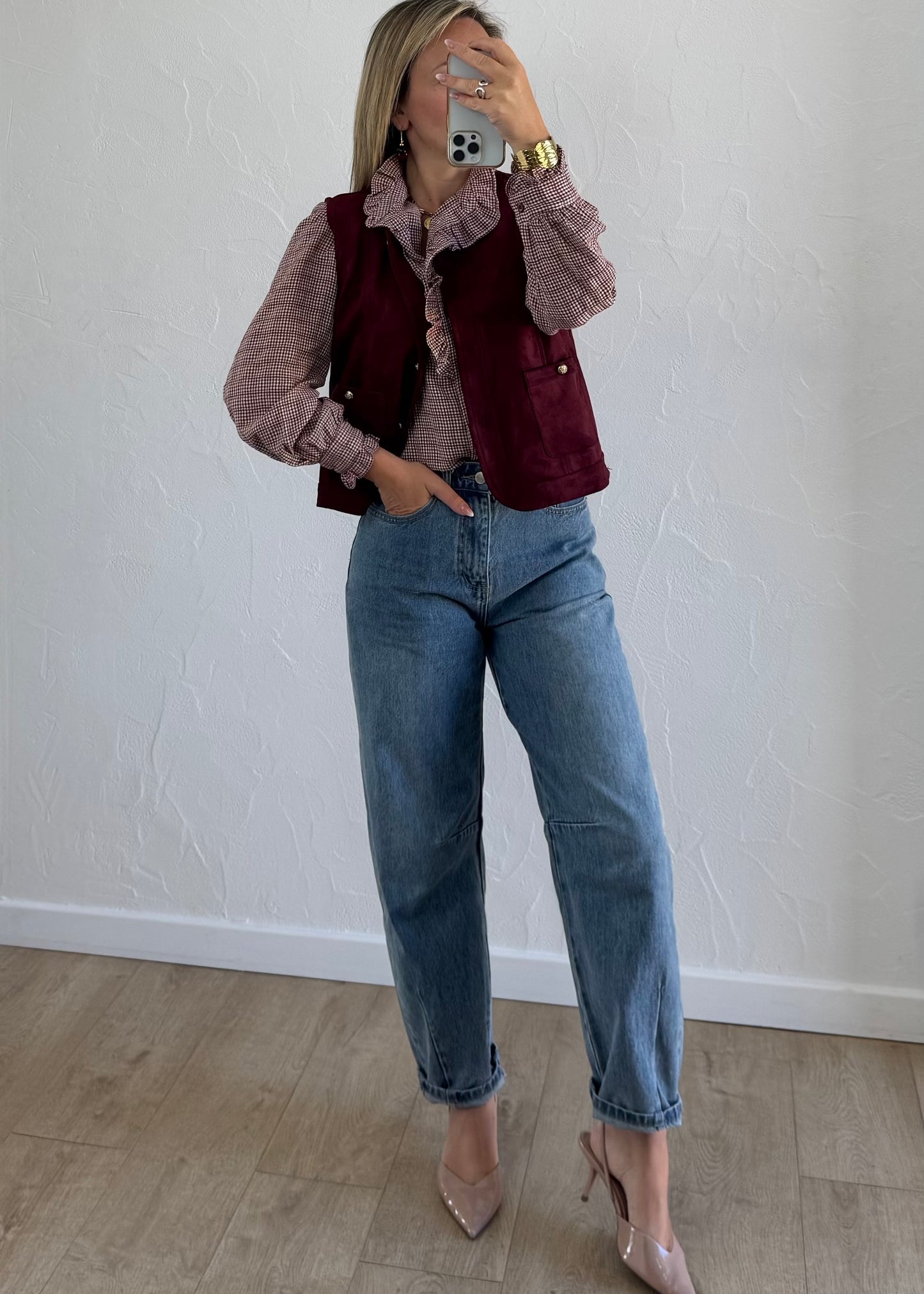 Veste CHRISTELLE Bordeaux