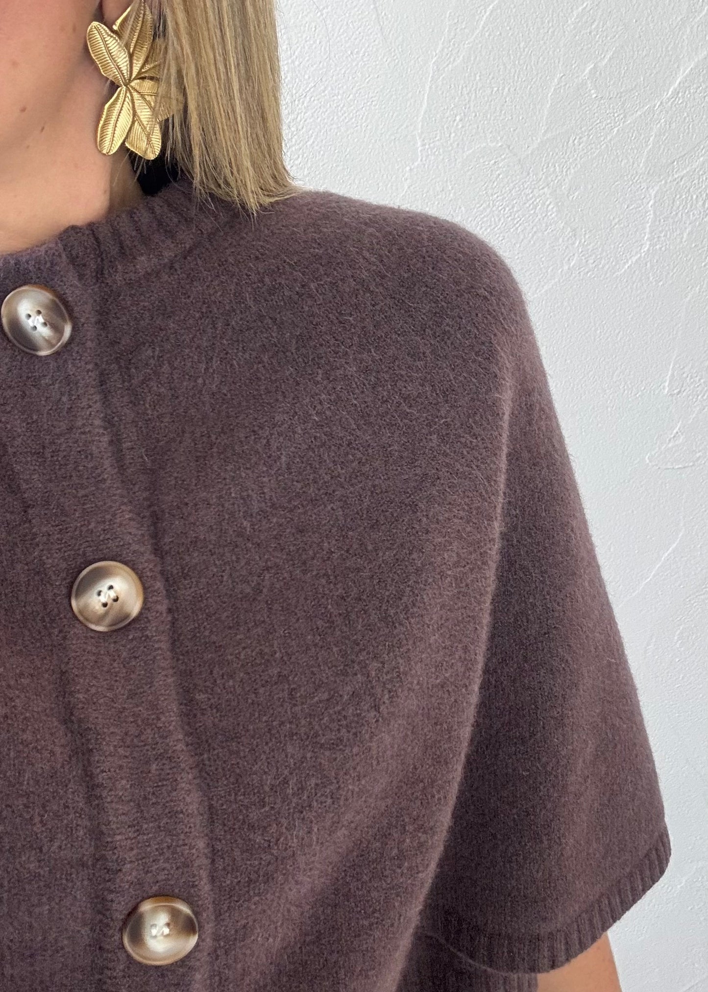 Poncho GARDÉNIA Marron