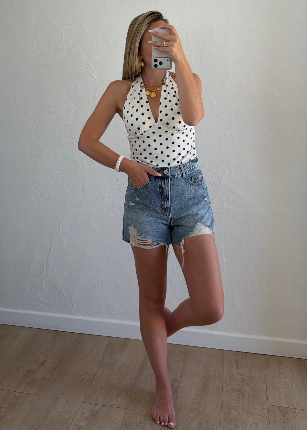 Top AGATHE Blanc