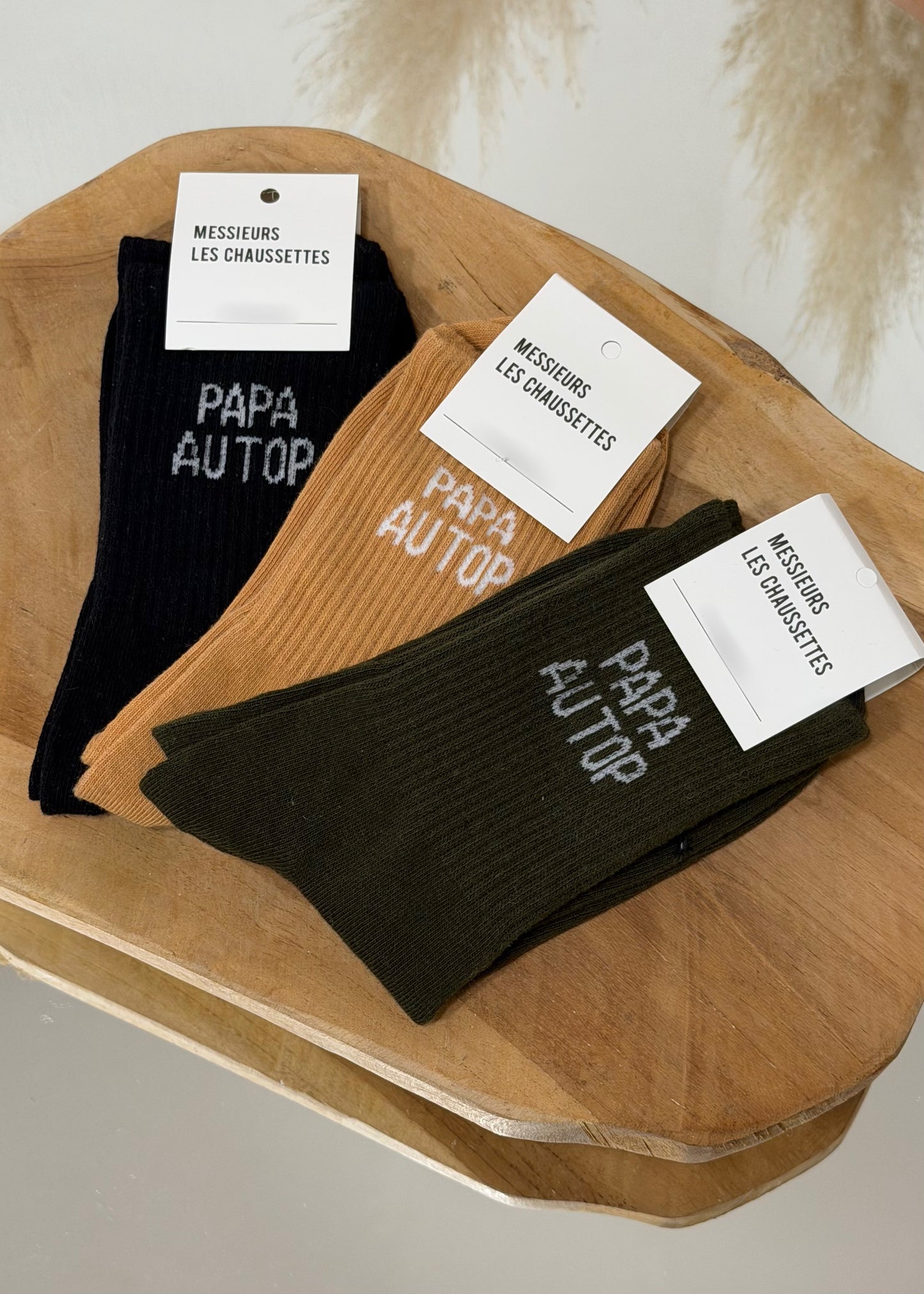 Chaussettes « PAPA AU TOP »