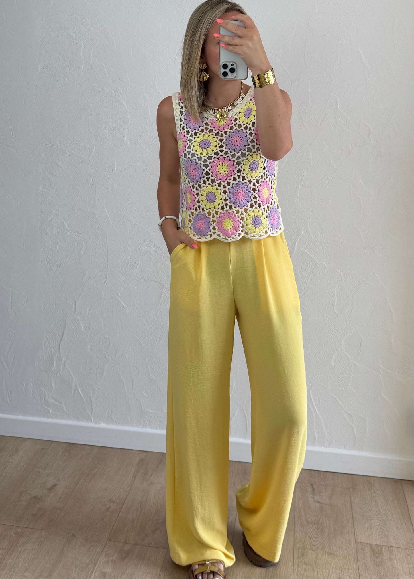 Pantalon Paula Jaune