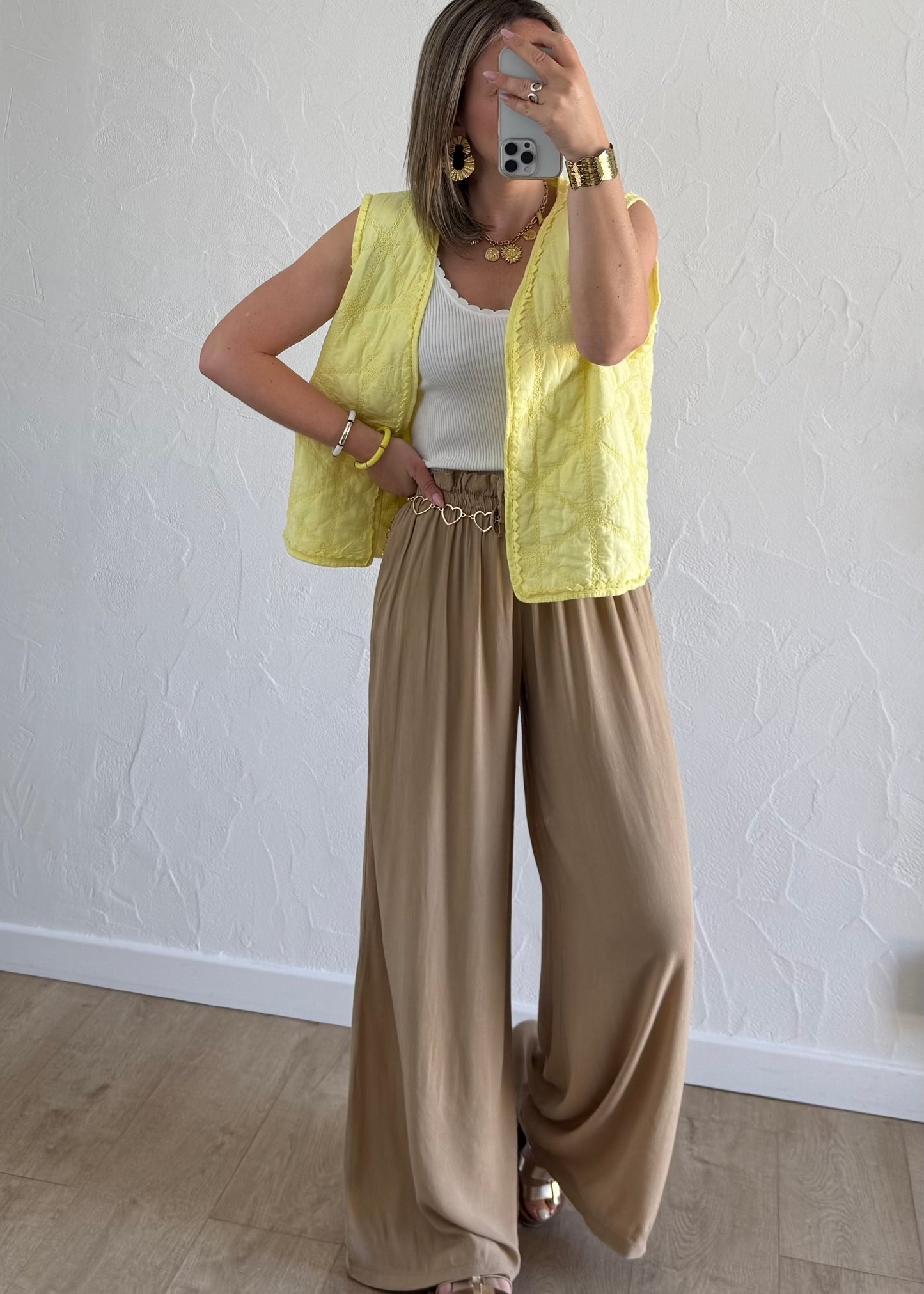 Pantalon Melissa Marron