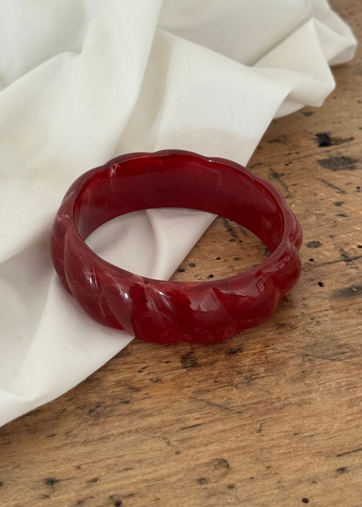 Jonc Résine Bordeaux