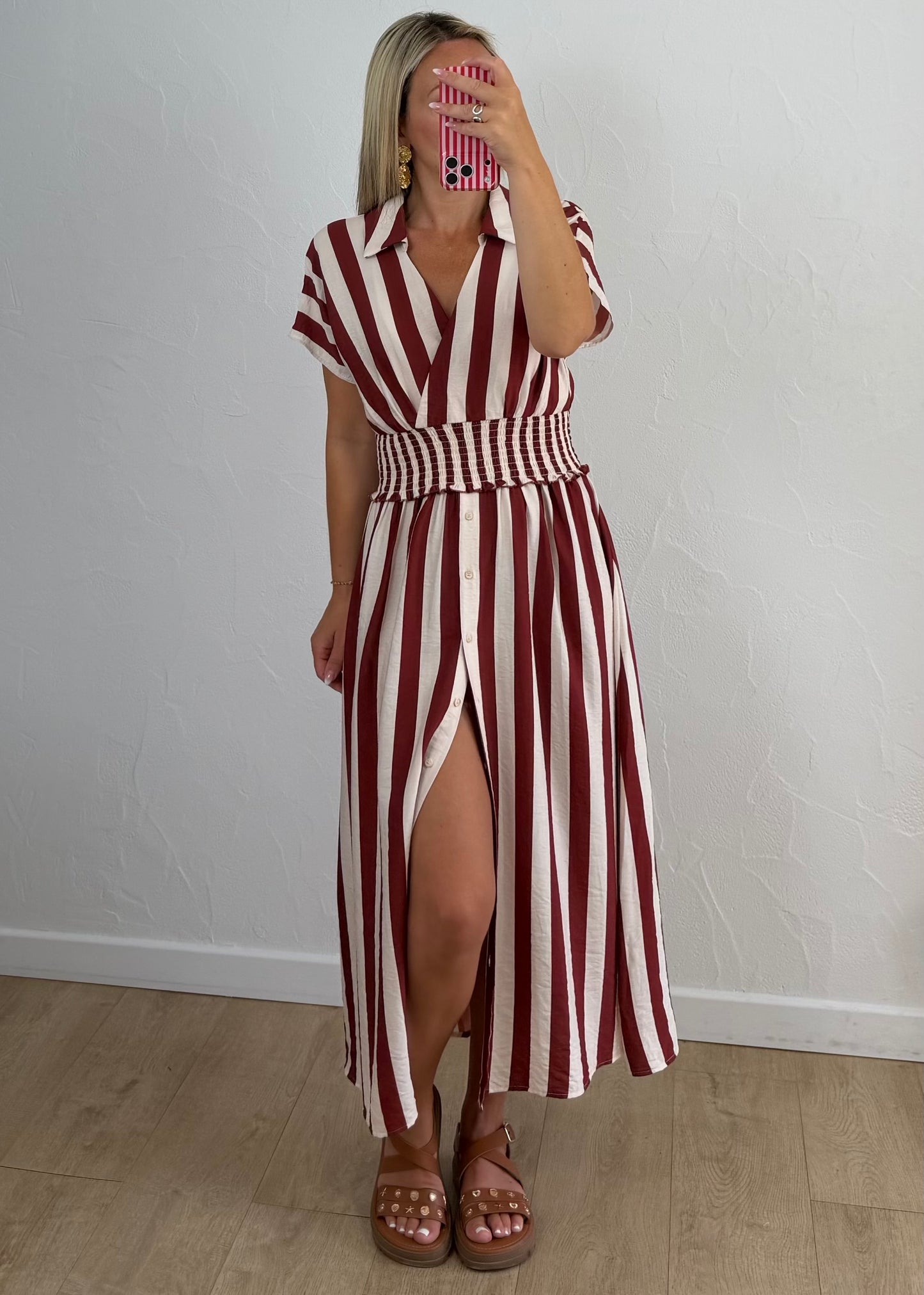 Robe ANASTASIE Bordeaux