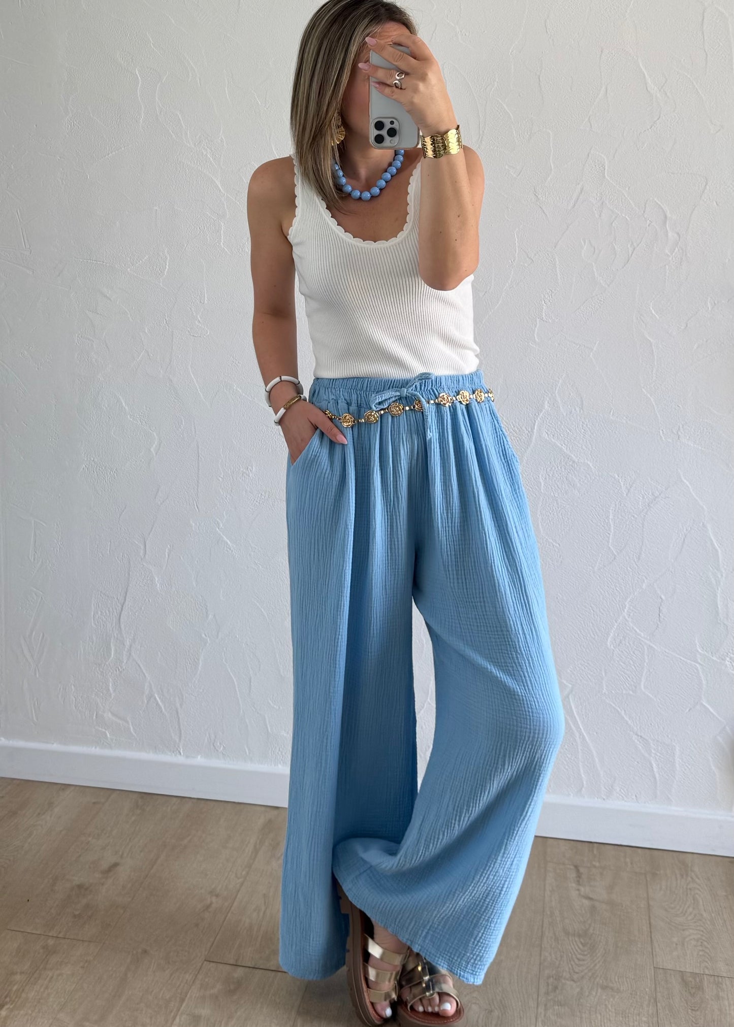 Pantalon Margot Bleu