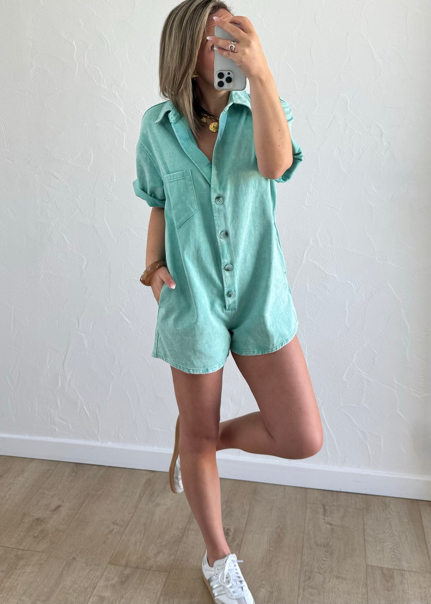 Combi-short Lana Turquoise