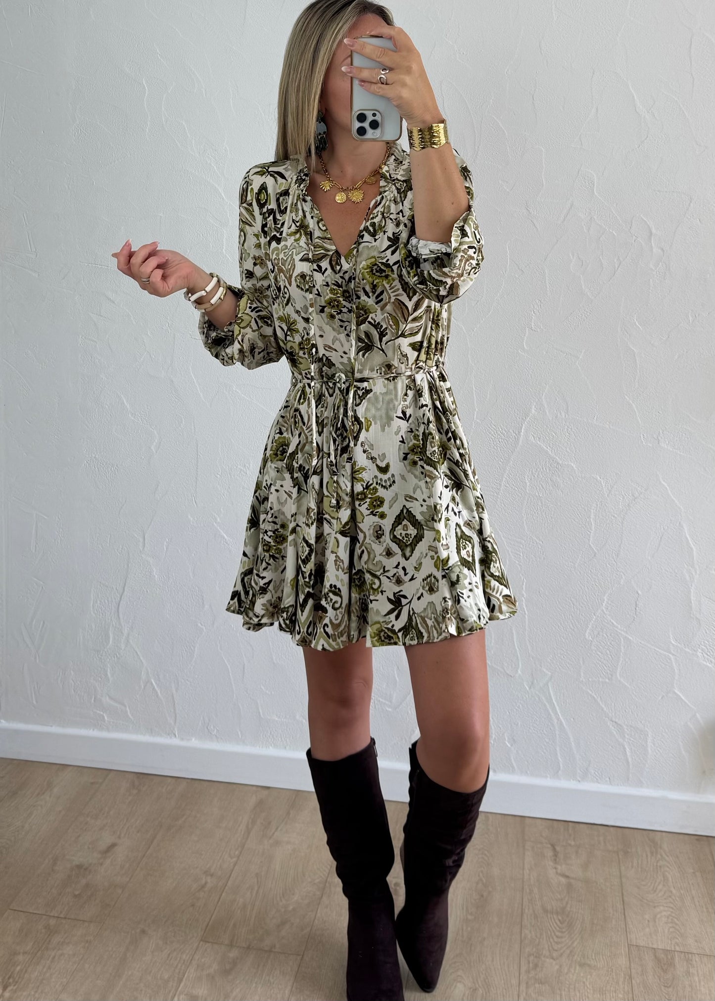 Robe LOANA Vert
