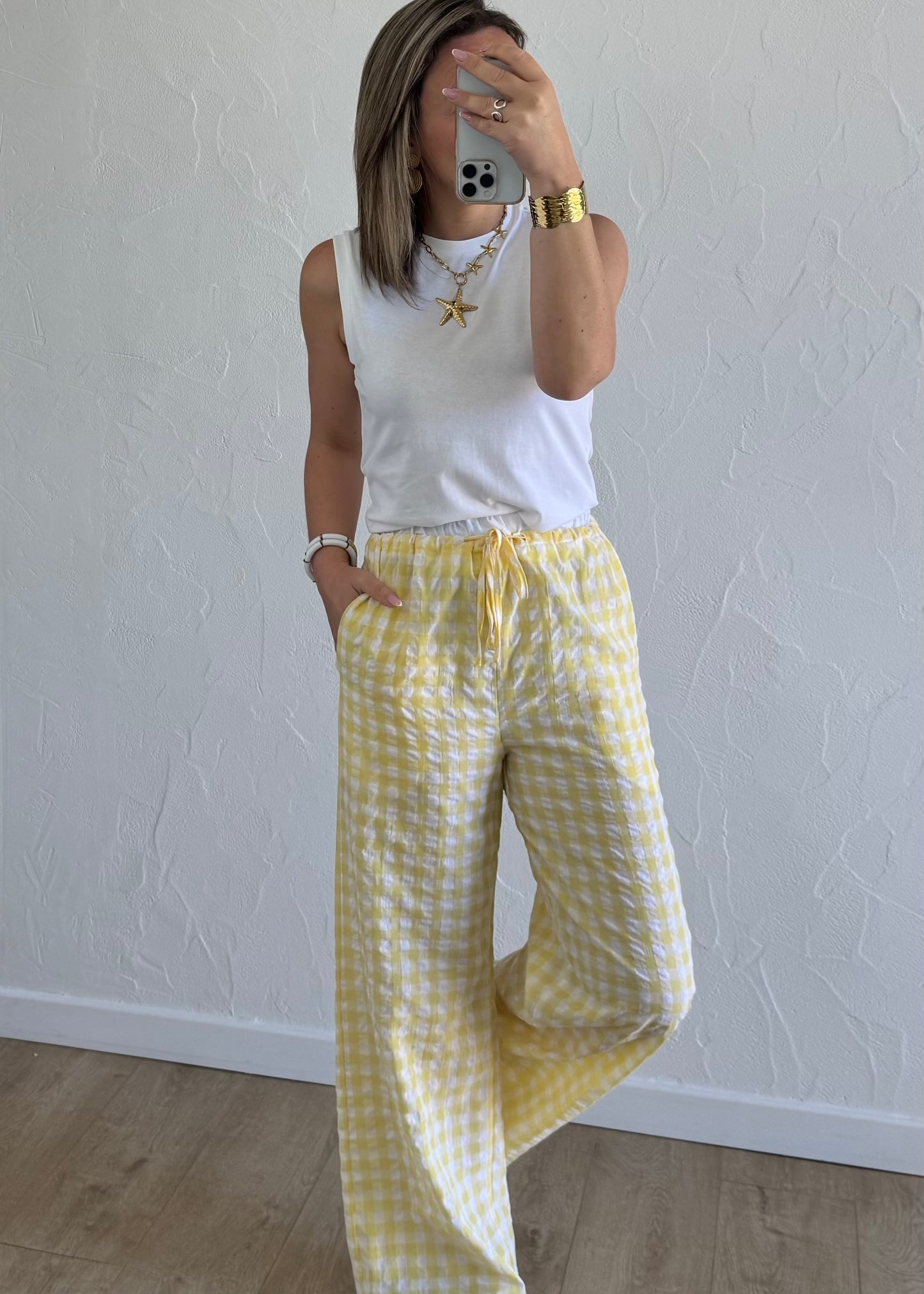 Pantalon Julie Jaune