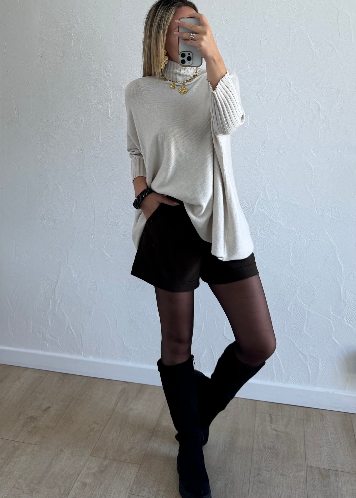 Short FLAVIE Marron