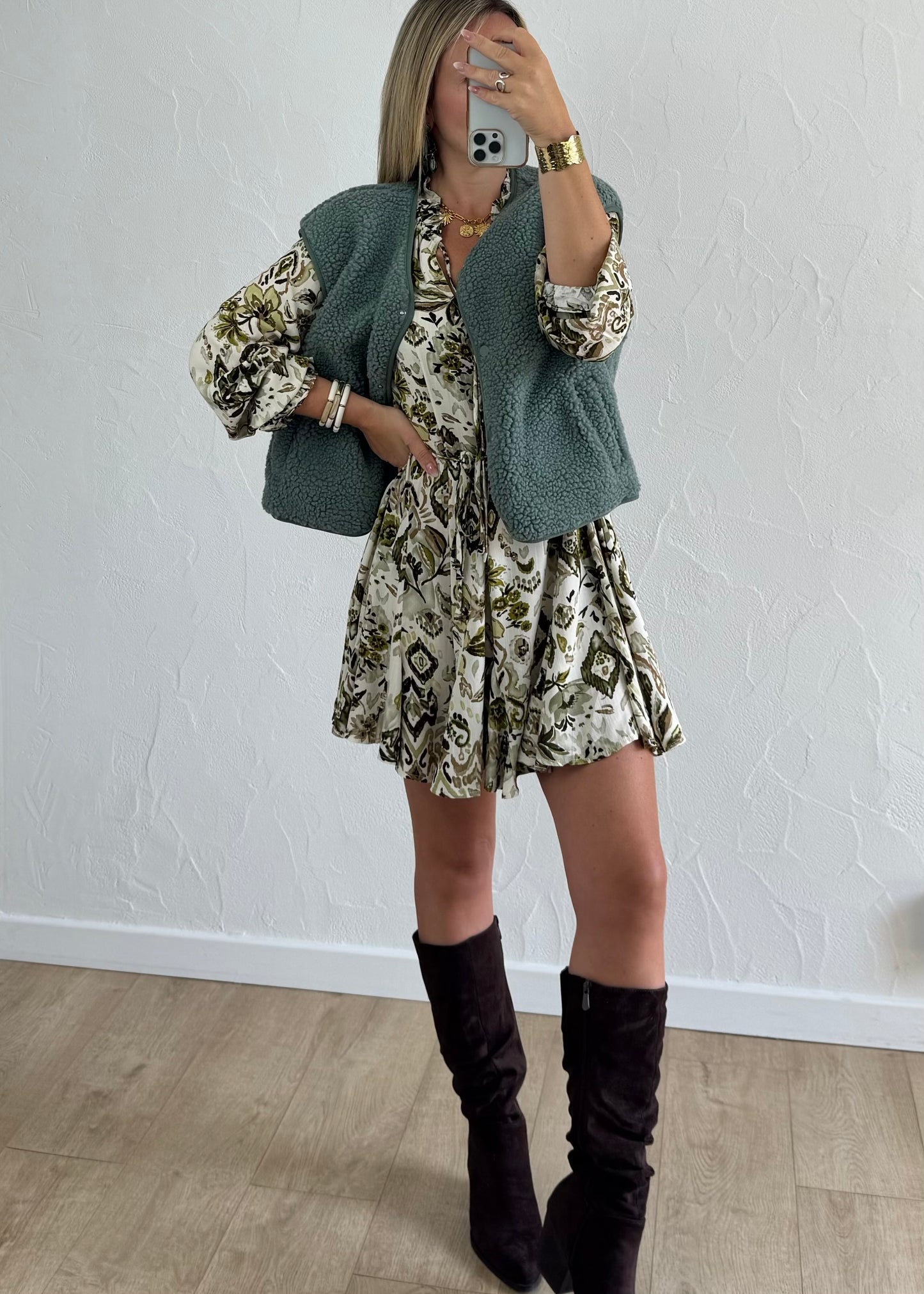 Robe LOANA Vert