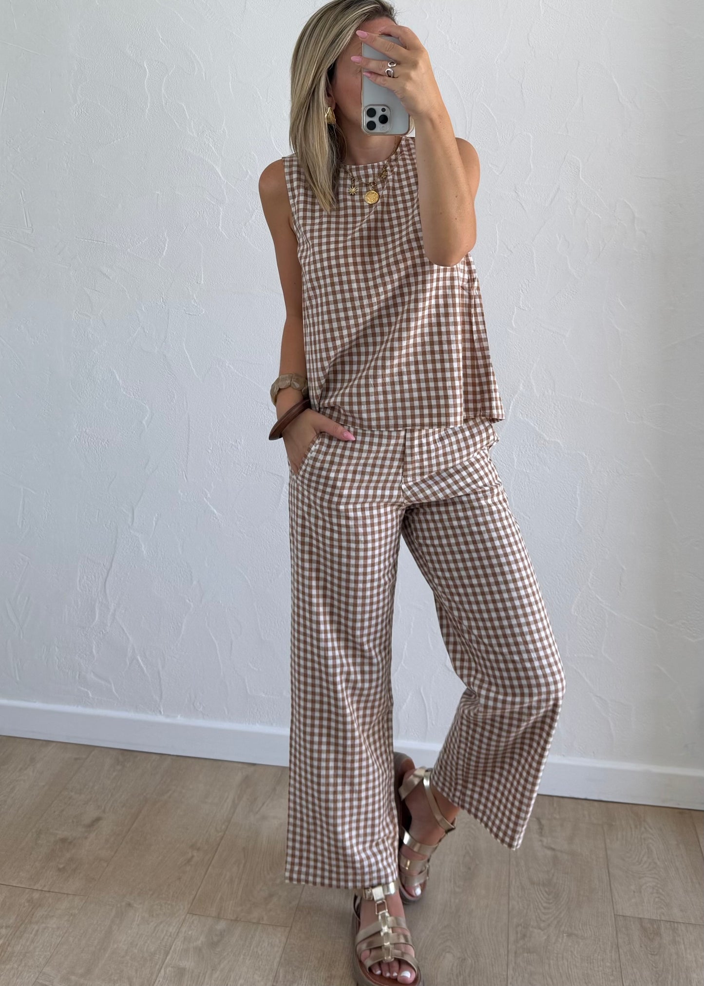 Pantalon EVENE Vichy