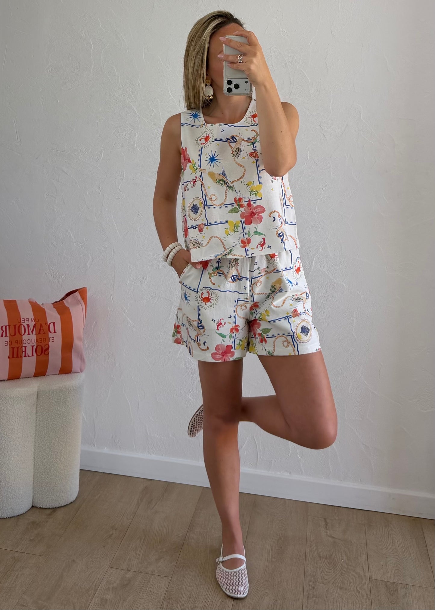 Short SUNNY Jaune