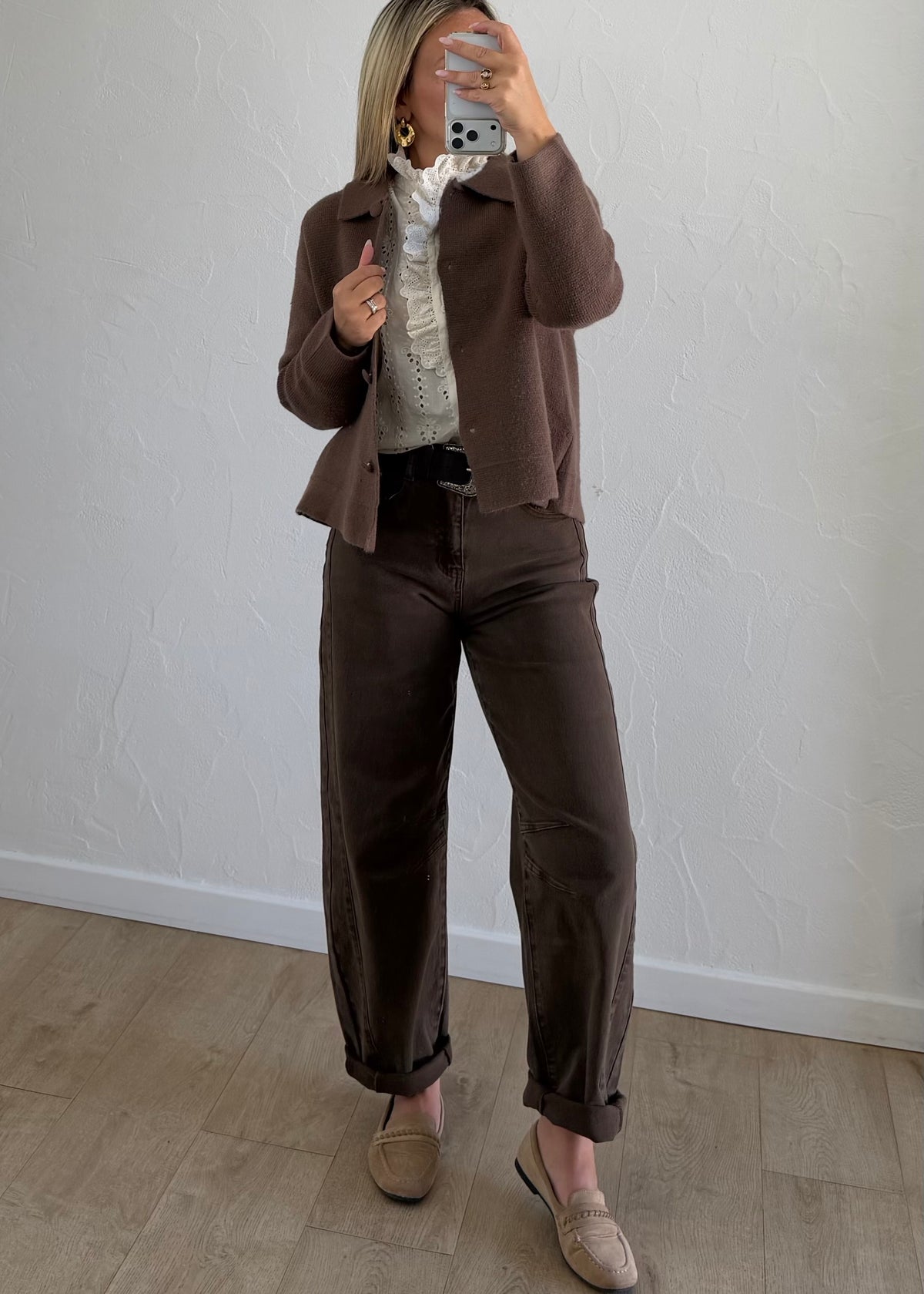 Gilet Carla cacao