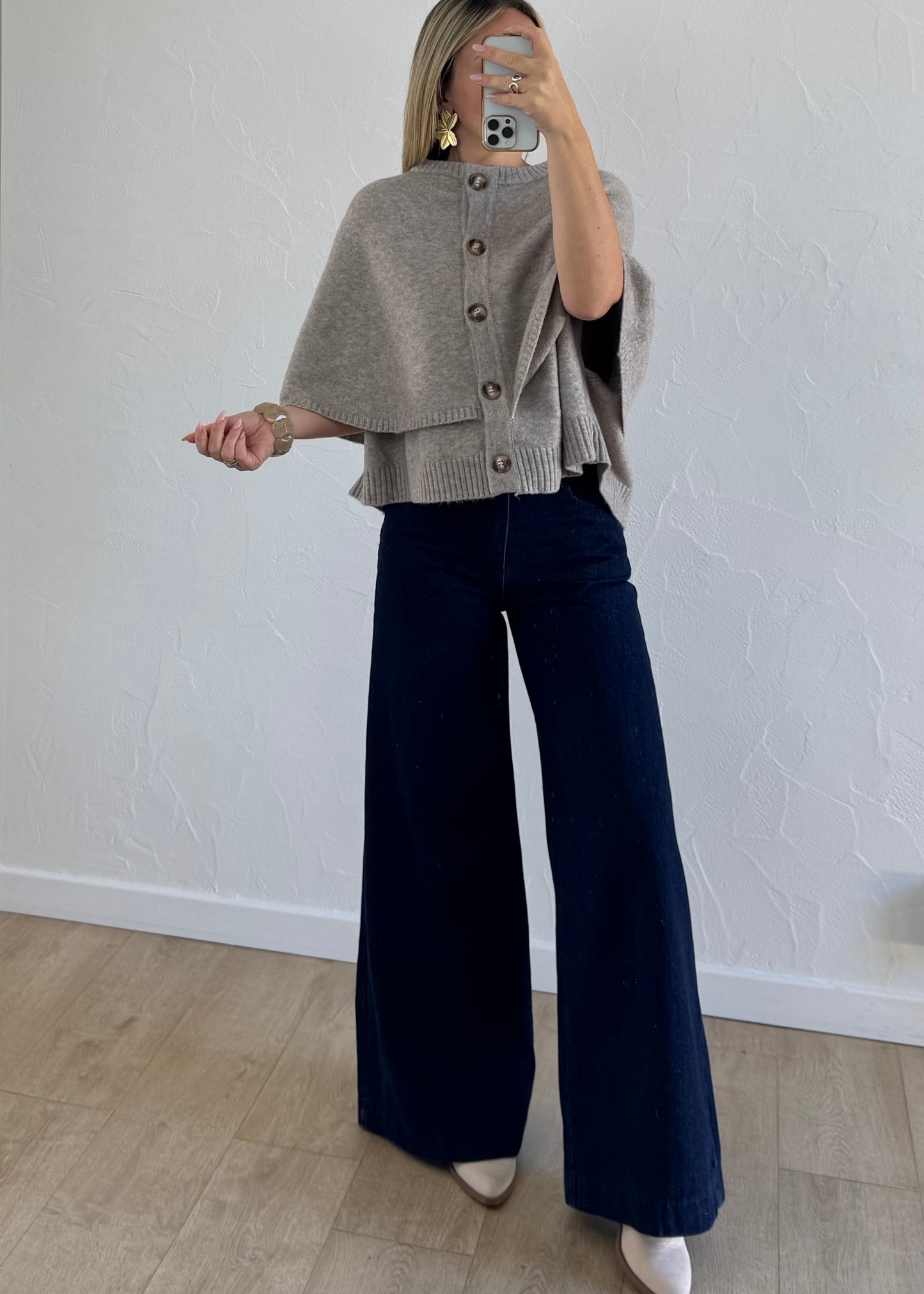 Poncho GARDÉNIA Taupe