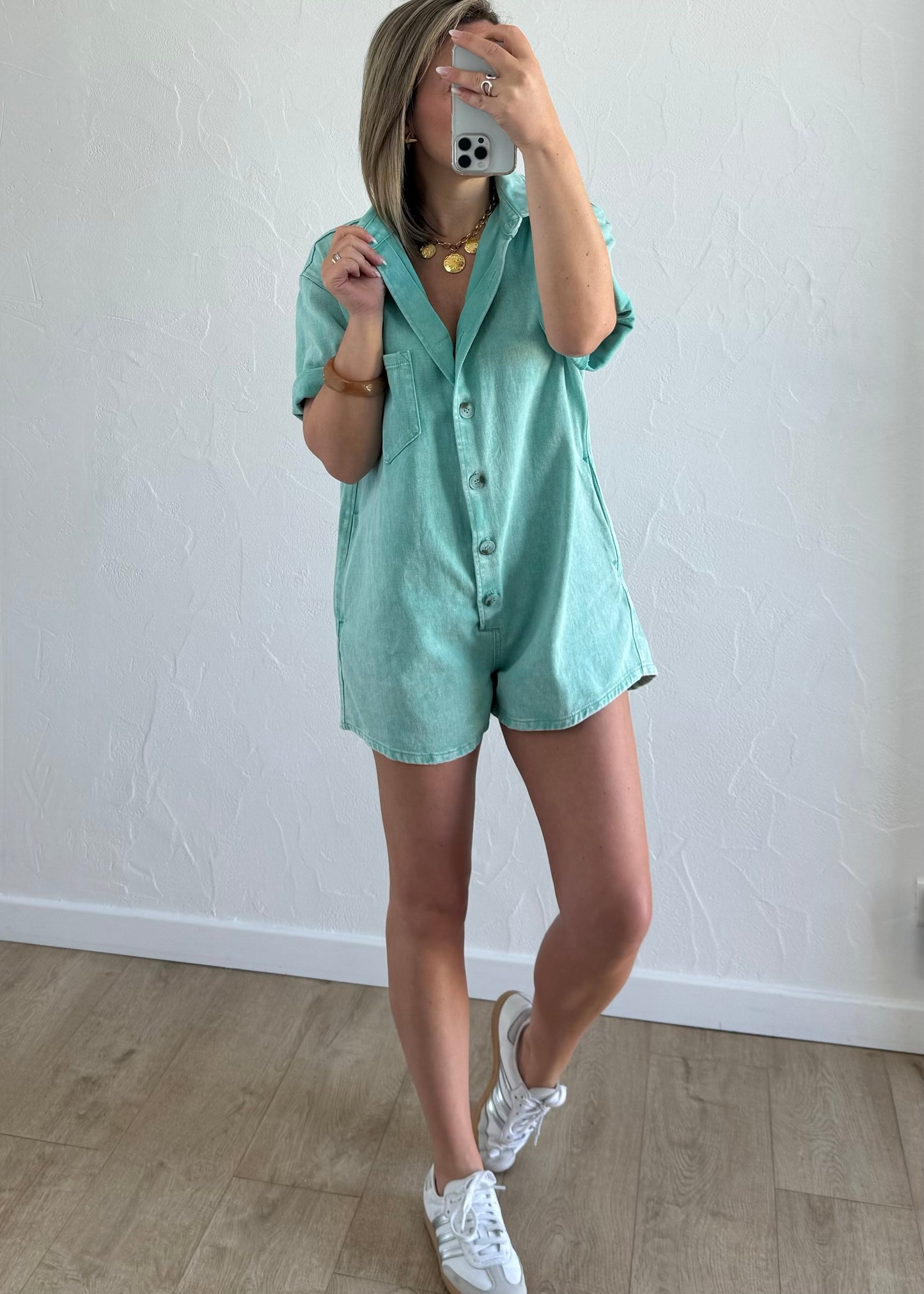 Combi-short Lana Turquoise