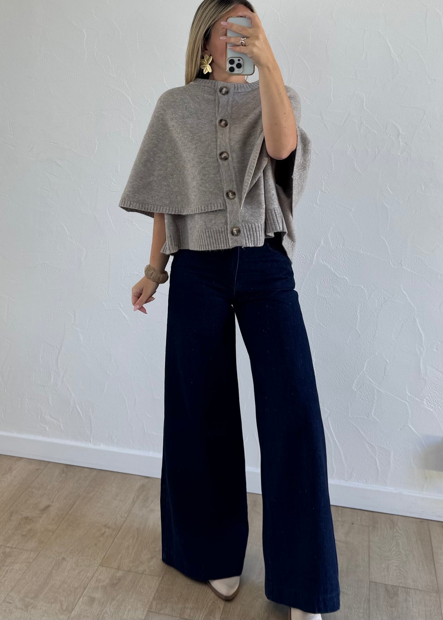 Poncho GARDÉNIA Taupe