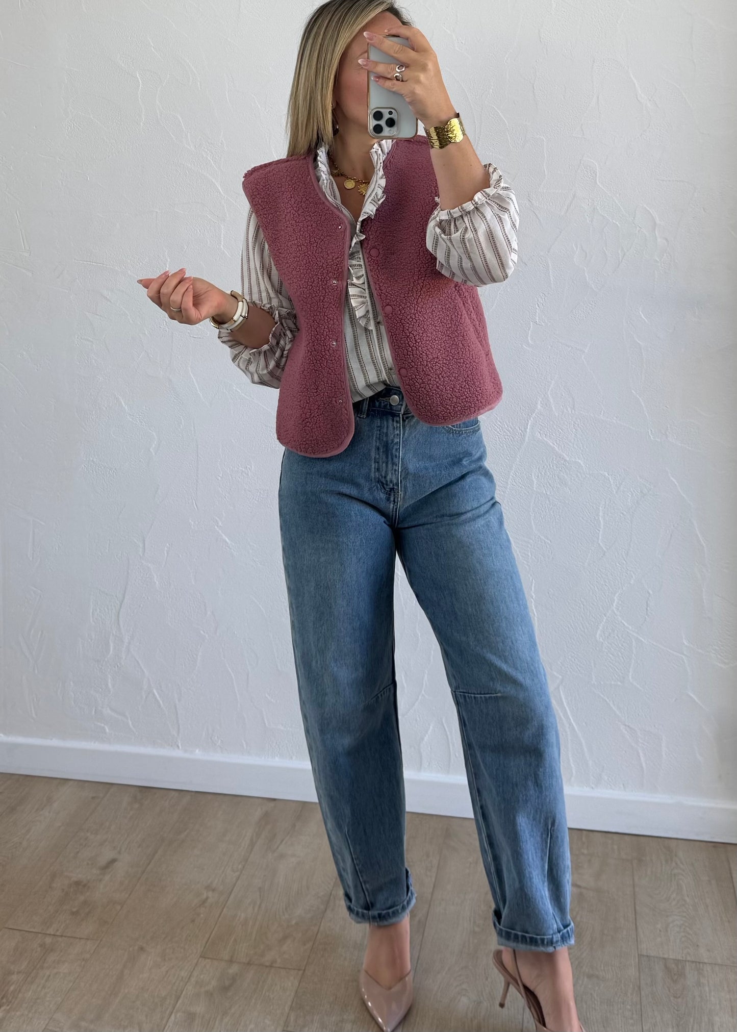 Veste LOUISE Framboise
