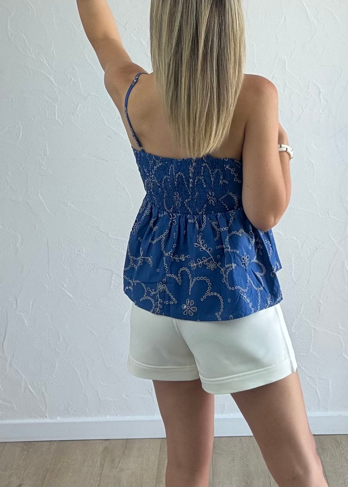 Haut POLKA Bleu