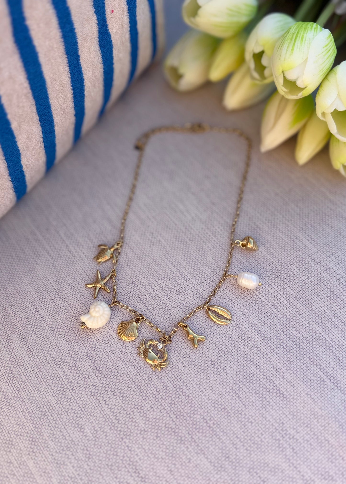 Collier PLAGE Breloques