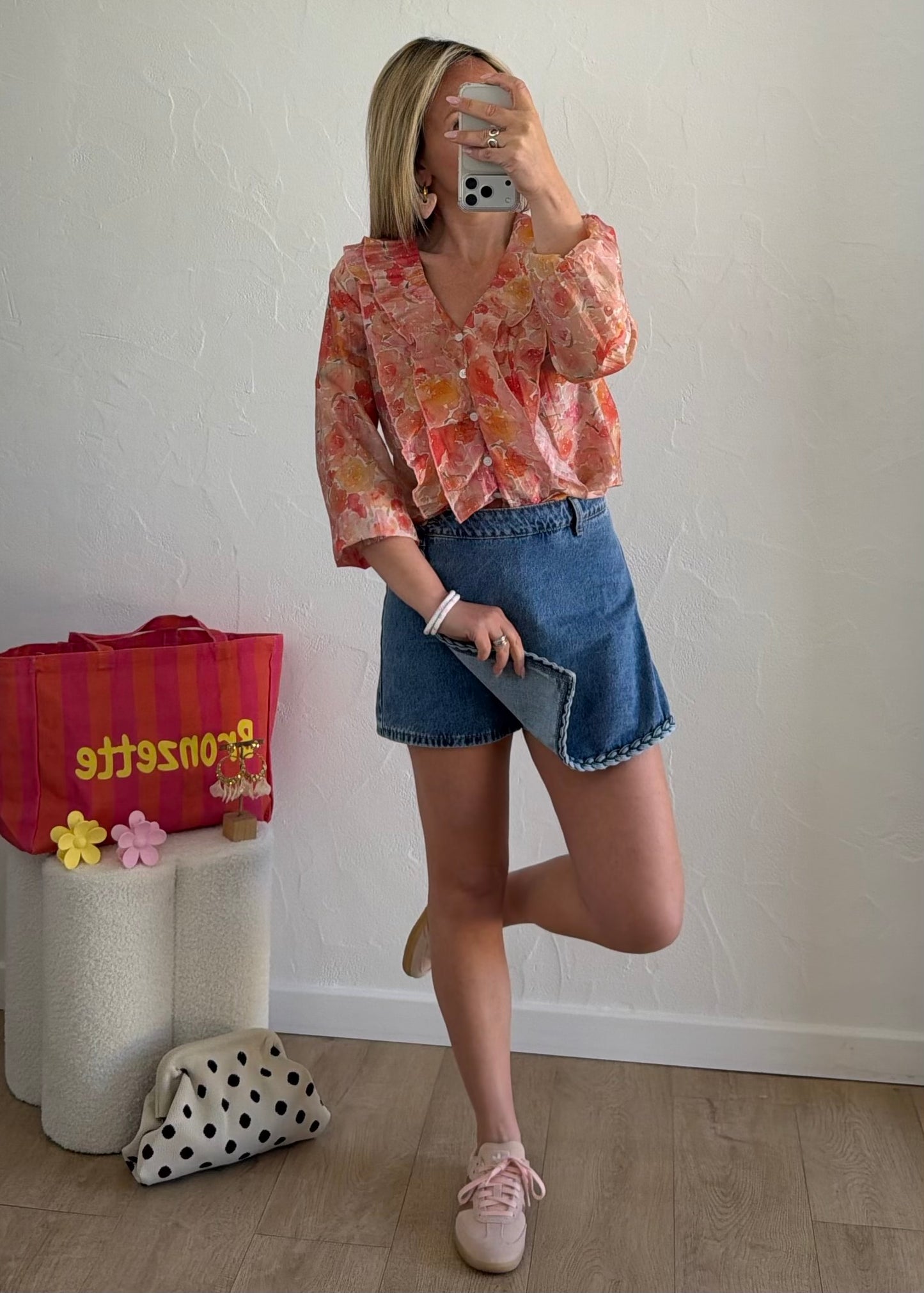 Chemisier ISABEAU Rose