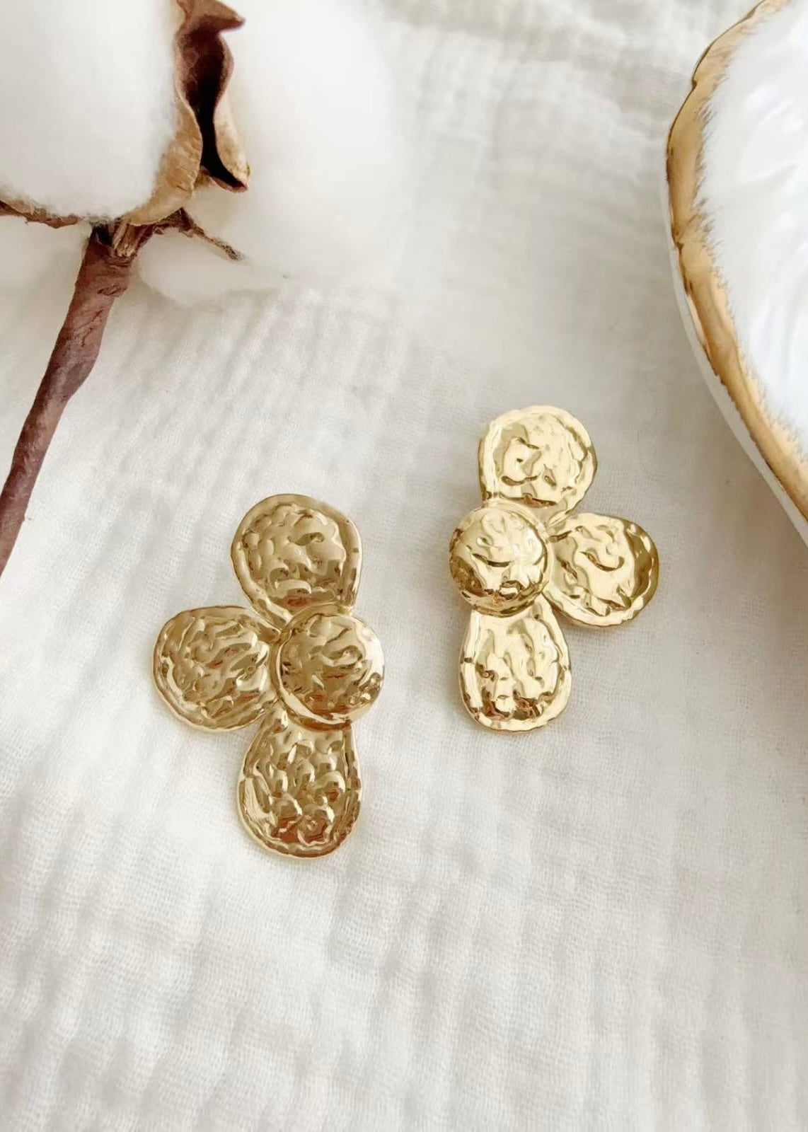 Boucles d’oreilles Fleurs