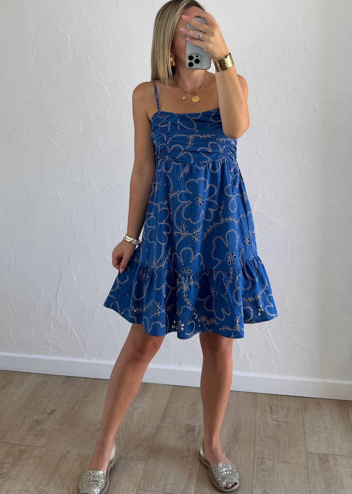 Robe POLKA Bleu
