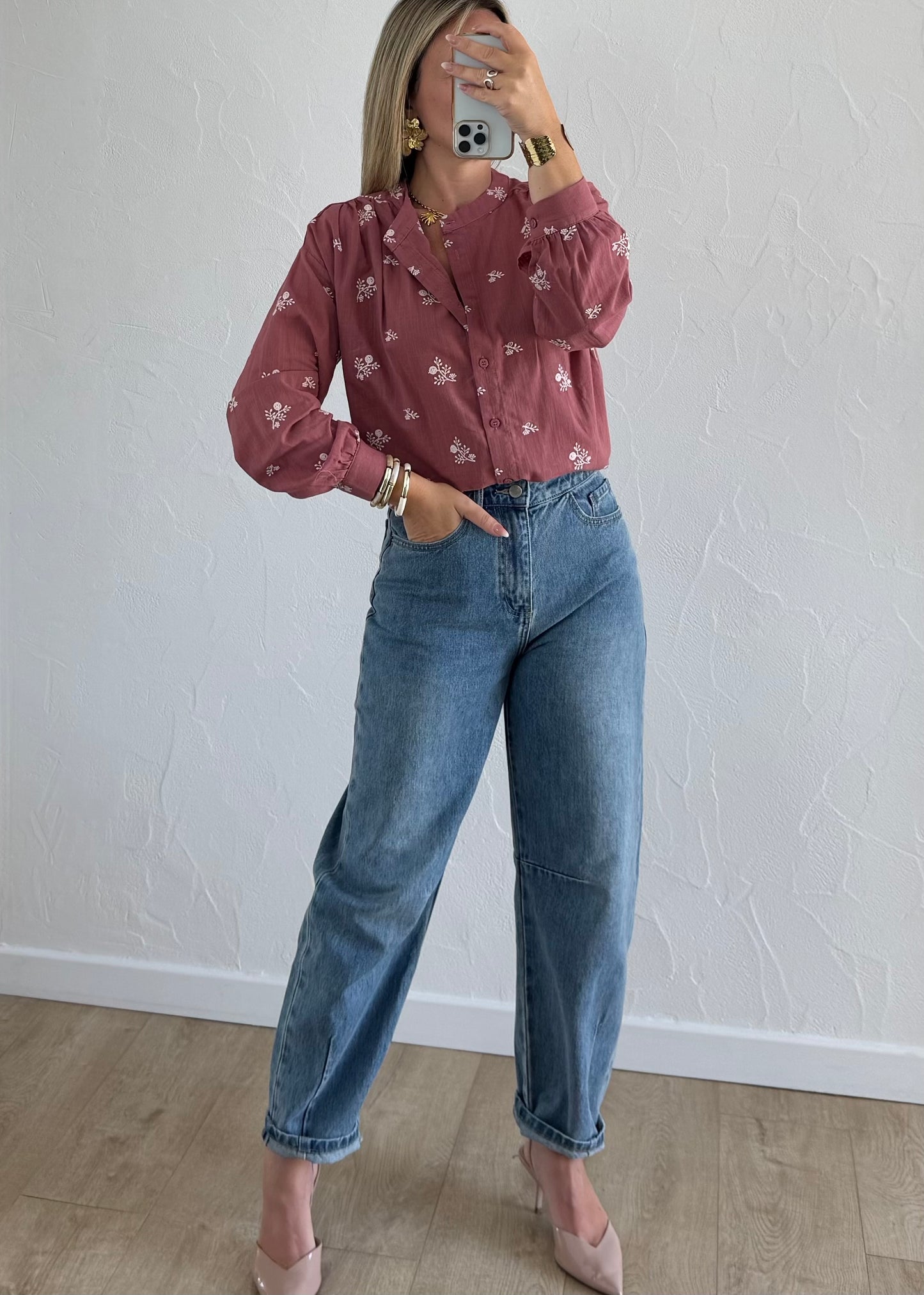 Chemisier PAULIEN Rose