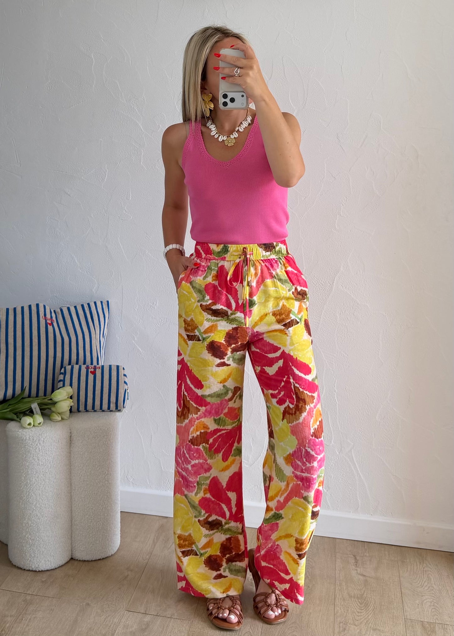 Pantalon MARINE Fuschia